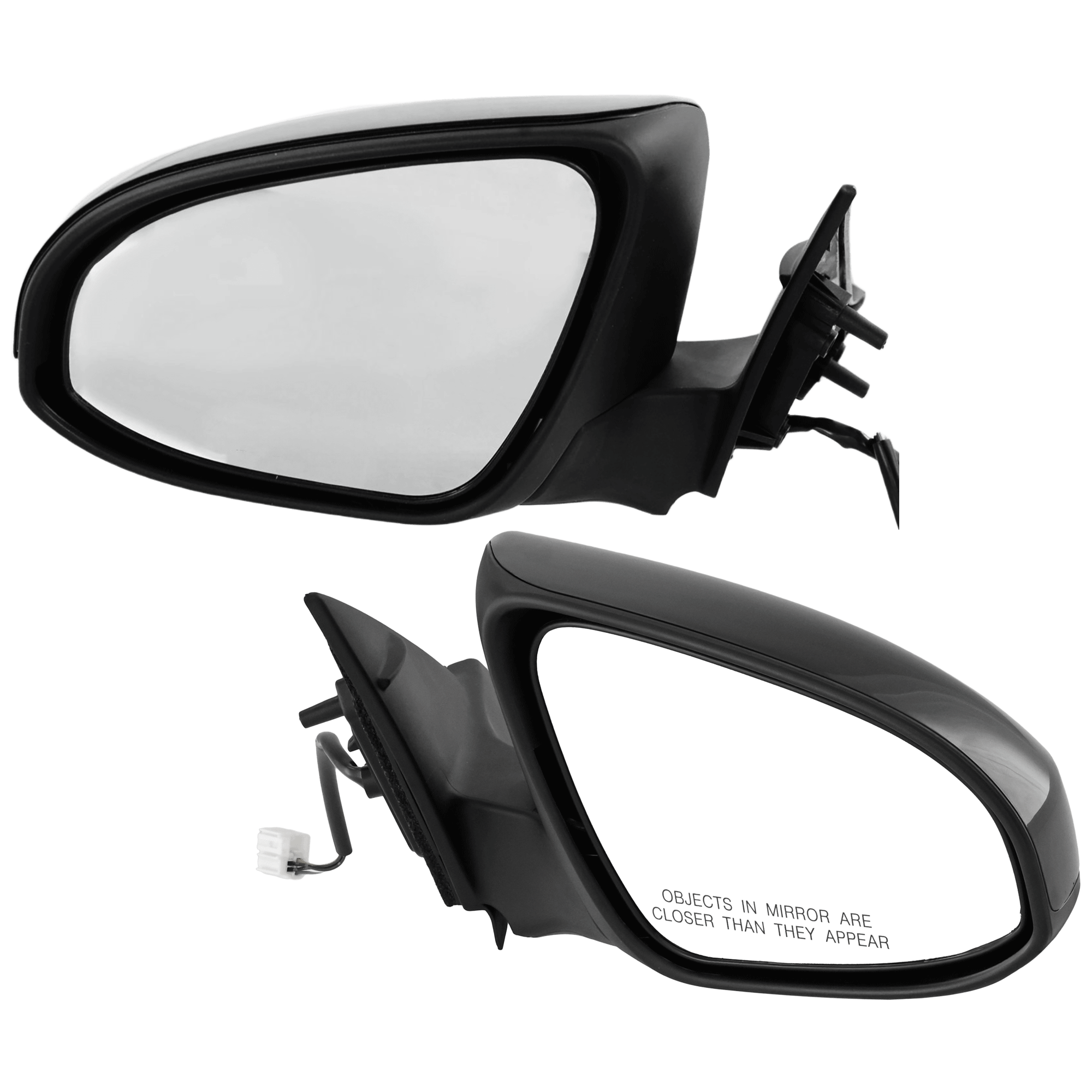 AM CAMRY 15-15 MIRROR RH AND LH Power Manual Folding Heated Paintable No Auto dimming BSD Memory and Signal Light SKU SET JTY178ER Partslink TO1320320 TO1321320 OEM 8790106040-8790606040