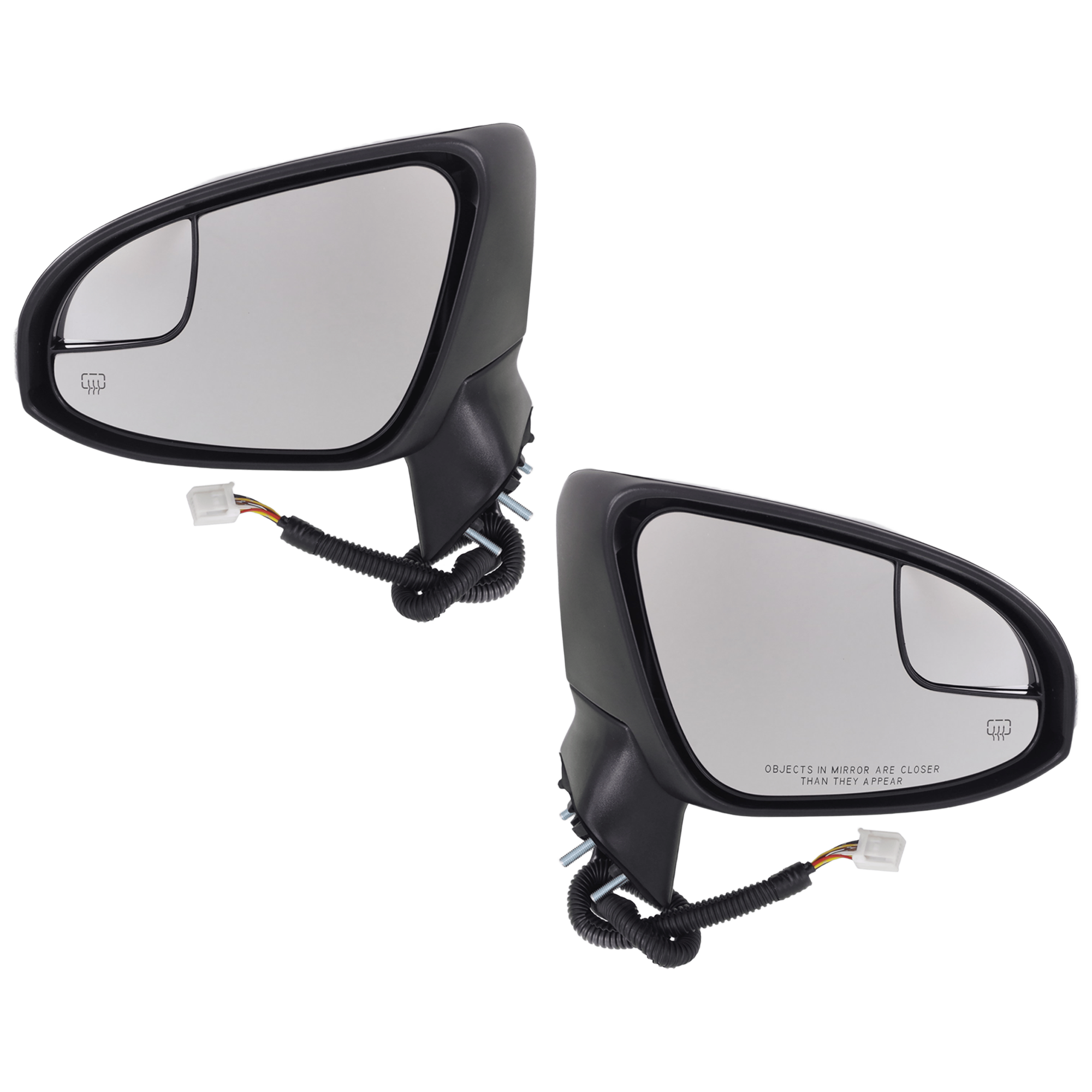 AM VENZA 13-14 MIRROR RH AND LH Power Manual Folding Heated Paintable w Puddle and Signal Lights No Memory SKU SET JTY181ER S Partslink TO1320328 TO1321328 OEM 879100T040C0-879400T040C0