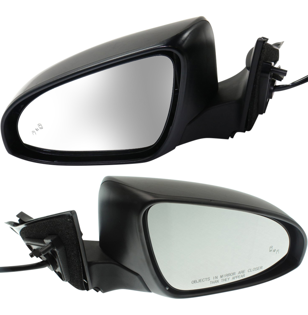 AM CAMRY 15-15 MIRROR RH AND LH Power Manual Folding Heated Paintable w BSD in Glass No Auto dimming Memory and Signal Light SKU SET JTY186ER Partslink TO1320373 TO1321373 OEM 8790106050-8790606050