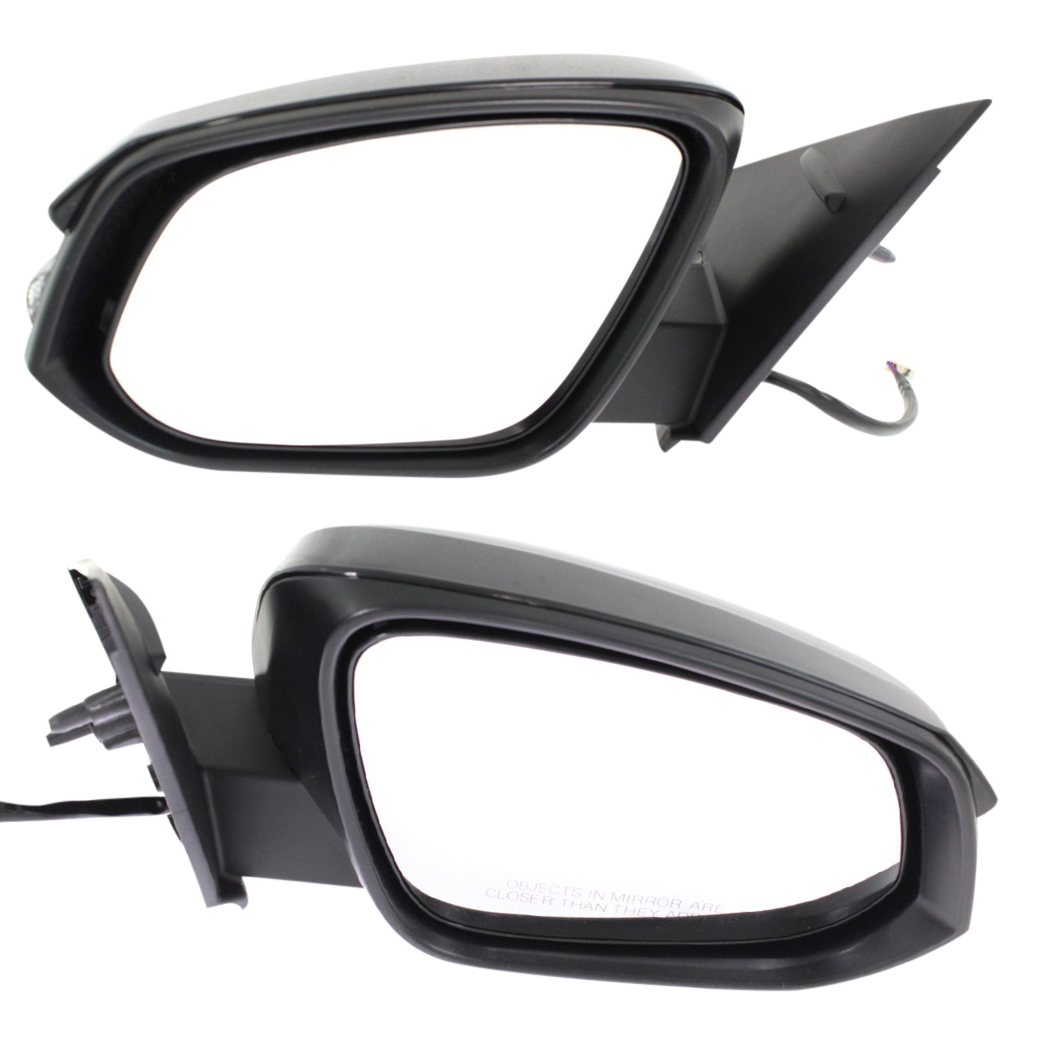 AM RAV4-15-15 MIRROR RH AND LH Power Manual Folding Heated Paintable w Signal Light No BSD From 11-14 SKU SET JTY191ER S Partslink TO1320362 TO1321362 OEM 879100R170C0-879400R180C0