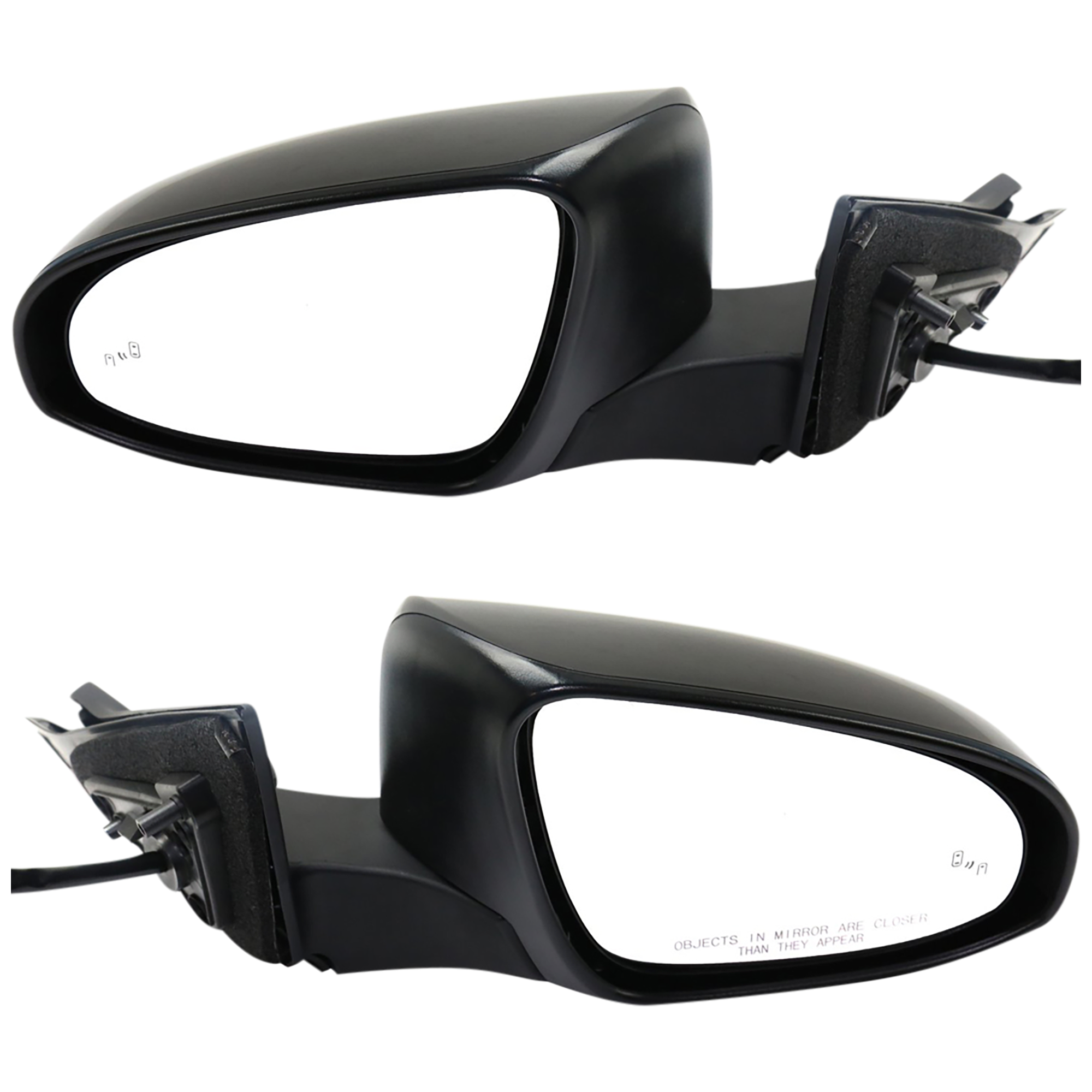 AM CAMRY 16-17 MIRROR RH AND LH Power Manual Folding Heated Paintable w BSD in Glass No Auto dimming Memory and Signal Light SKU SET JTY203ER Partslink TO1320375 TO1321375 OEM 8790106051 PFM 8791506060C0-87