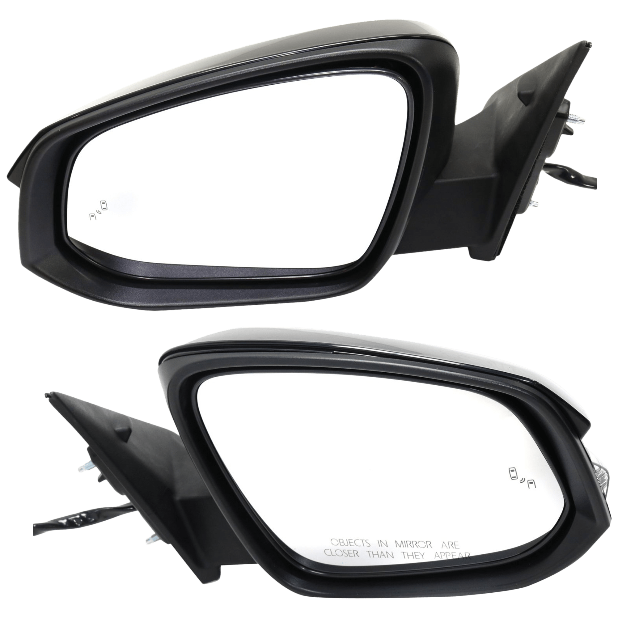 AM HIGHLANDER 14-18 MIRROR RH AND LH Power Manual Folding Heated Paintable w BSD Memory Puddle Light and Signal Light SKU SET JTY204ER S OEM 879100E153-879400E143