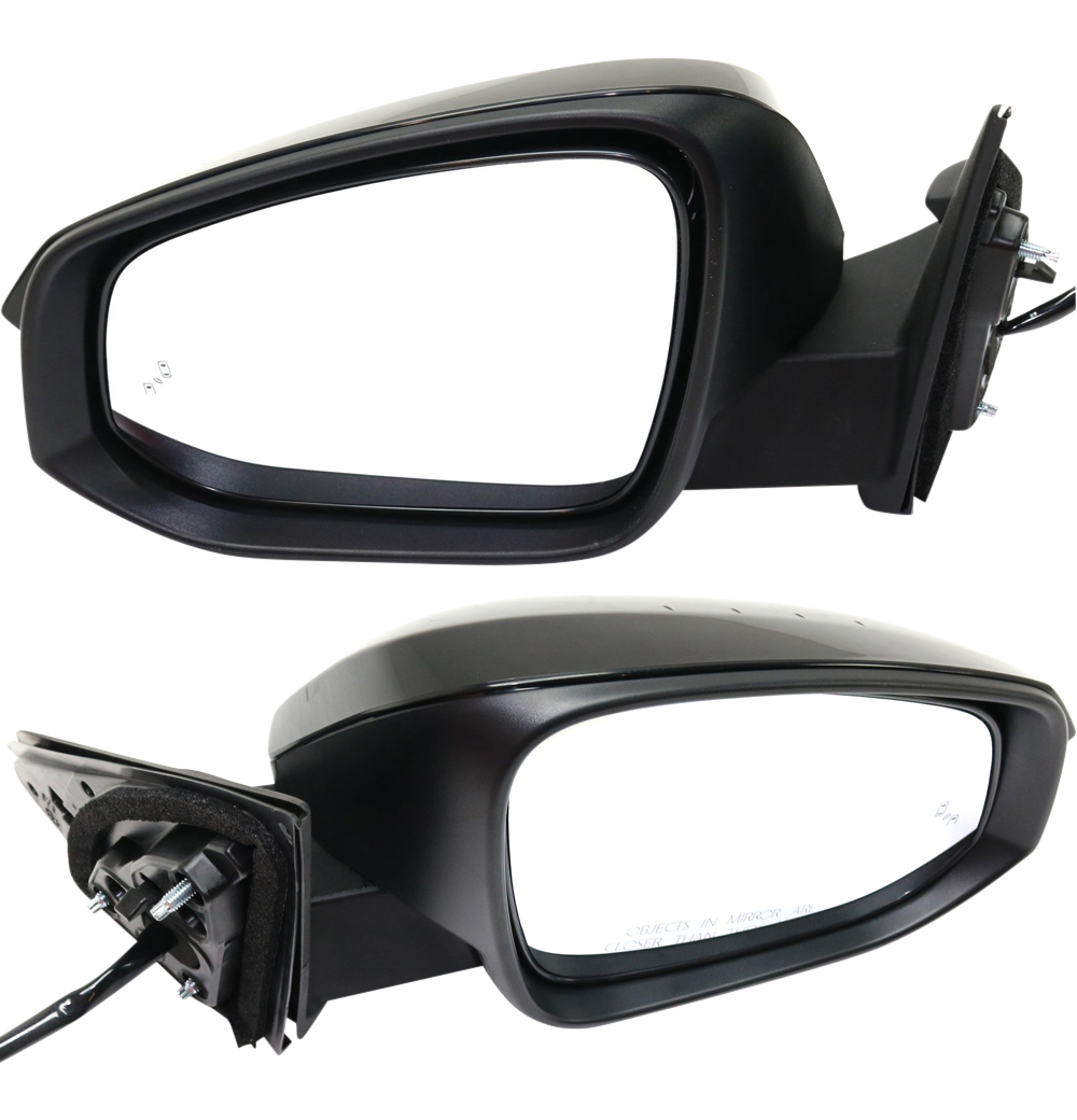 AM HIGHLANDER 14-19 MIRROR RH AND LH Power Manual Folding Heated Paintable w Signal Light and BSD No Puddle Light Memory SKU SET JTY205ER S Partslink TO1320361 TO1321361 OEM 879100E282 PFM 879100E153 PFM