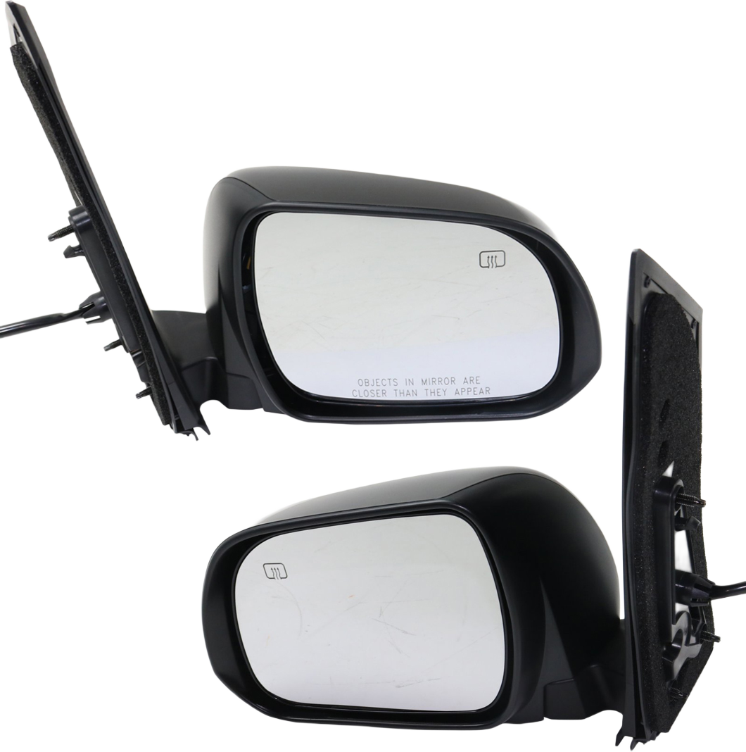 AM SIENNA 11-20 MIRROR RH AND LH Power Manual Folding Heated Paintable w o BSD Blind Spot Glass and Memory SKU SET JTY218ER OEM 8791008150C1 PFM 8794008150C1