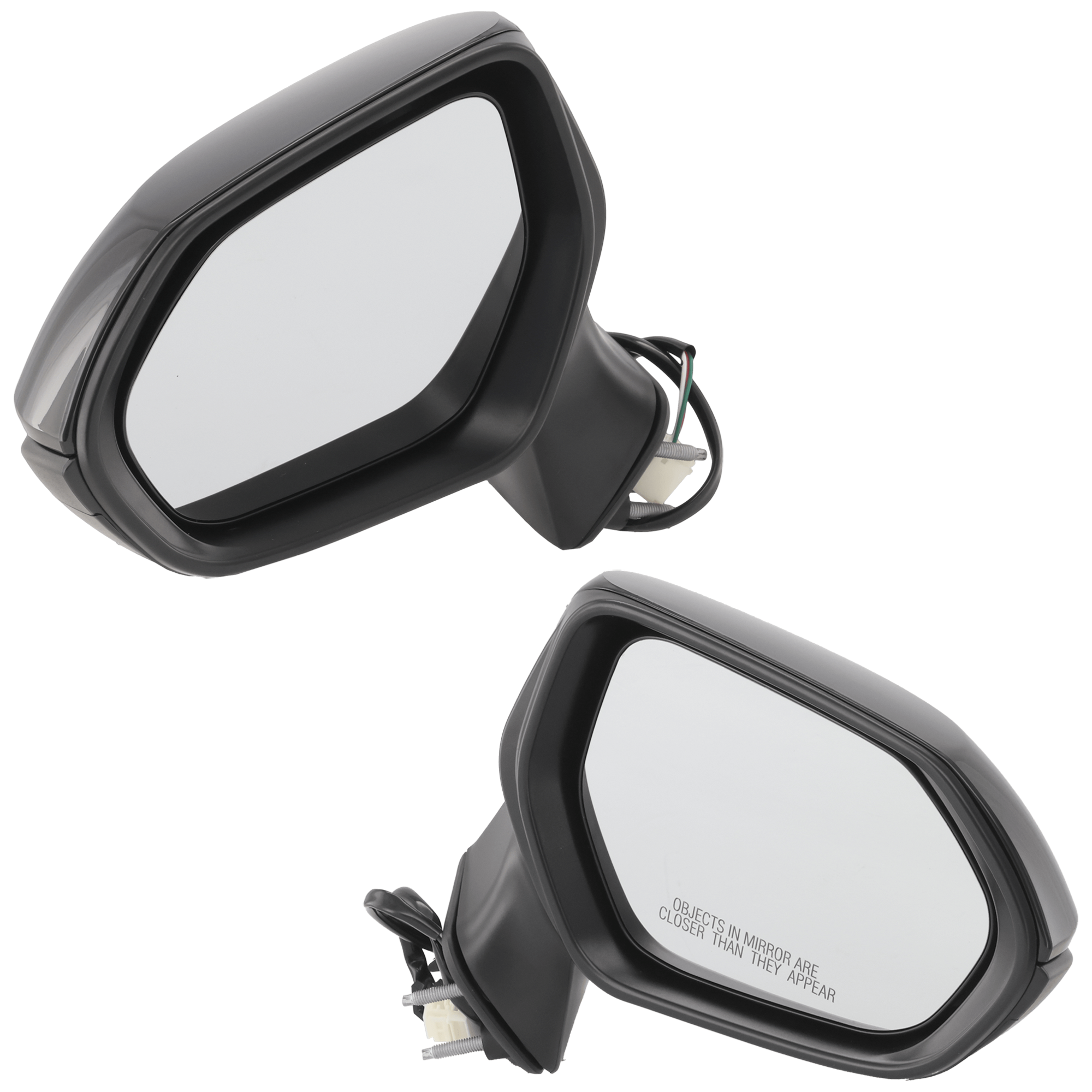AM COROLLA 20-22 MIRROR RH AND LH Power Manual Folding Non Heated Paintable No Auto dimming BSD Memory and Signal Light SKU SET JTY244ER Partslink TO1320391 TO1321391 OEM 8791012F60-8791502360-8794012F