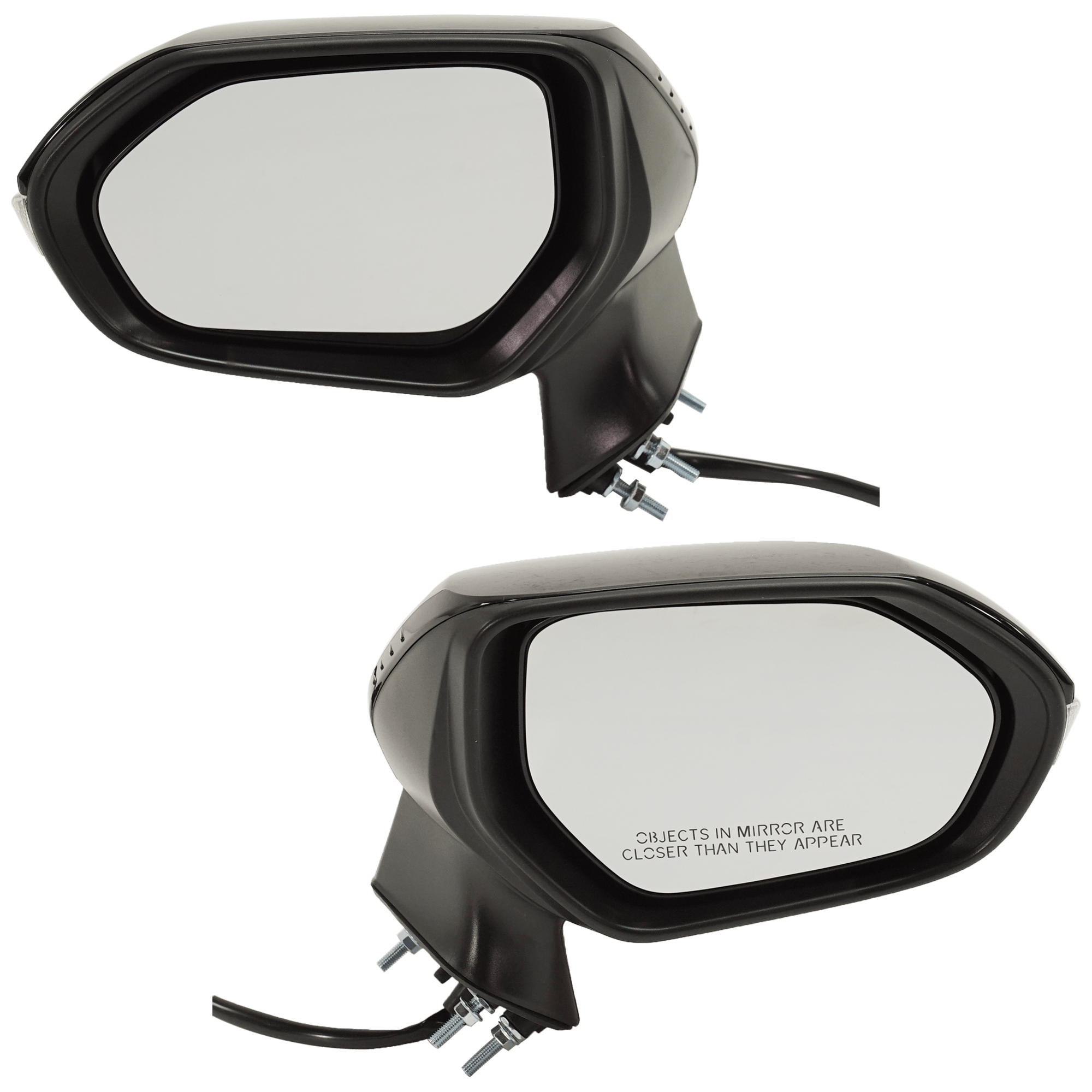 AM COROLLA 19-25 MIRROR RH AND LH Power Manual Folding Heated Paintable Signal Light No BSD SKU SET JTY245ER S Partslink TO1320394 TO1321394 OEM 8791012F80-8791502360-87915522
