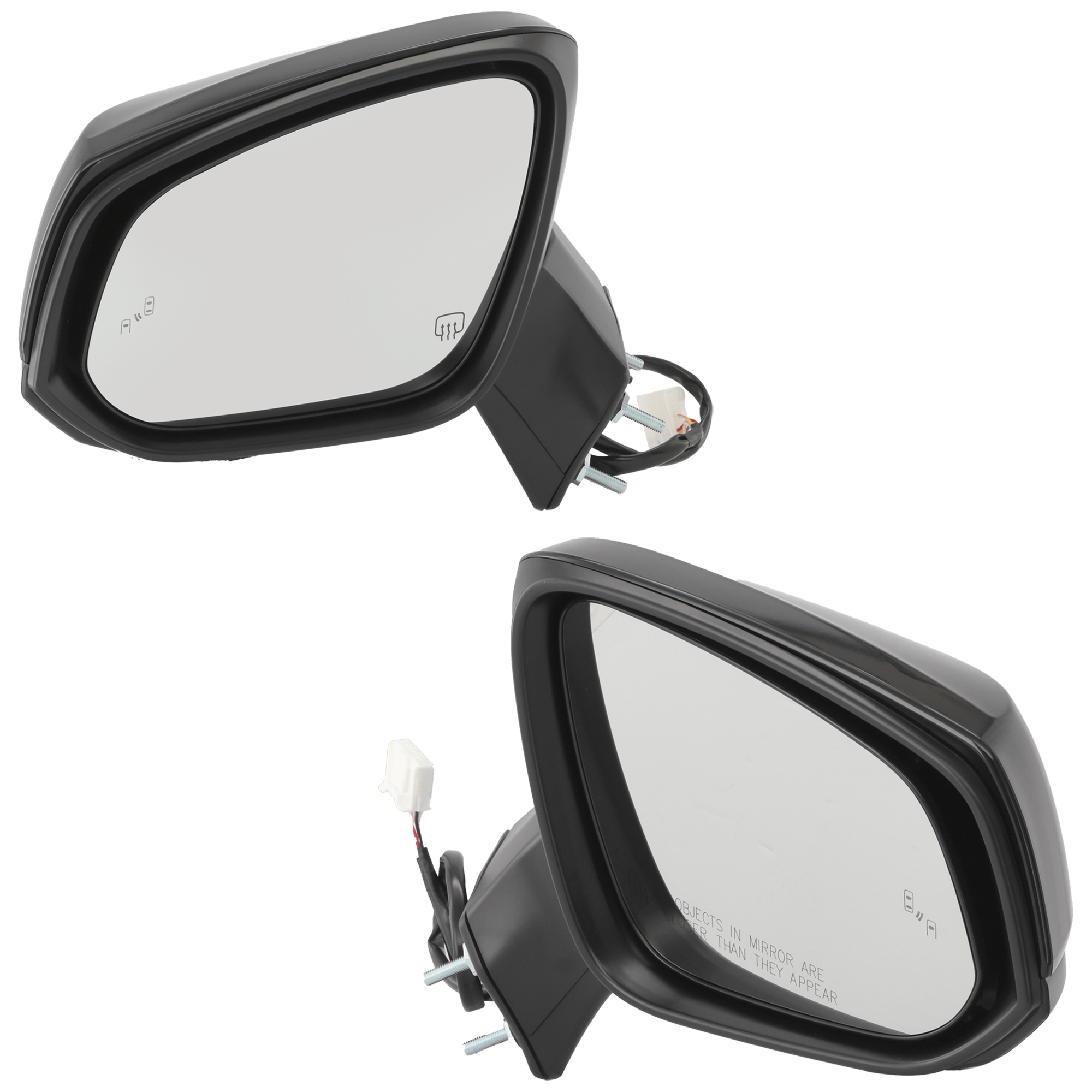 AM SIENNA 21-23 MIRROR RH AND LH Power Manual Folding Heated Paintable w BSD No Memory Turn Signal and Puddle Light Auto Dimming LE XLE XSE Woodland Edition Models SKU SET JTY265ER S Partslink TO1320426 TO1321426 OEM 8791008220 PFM 8794008190 PFM