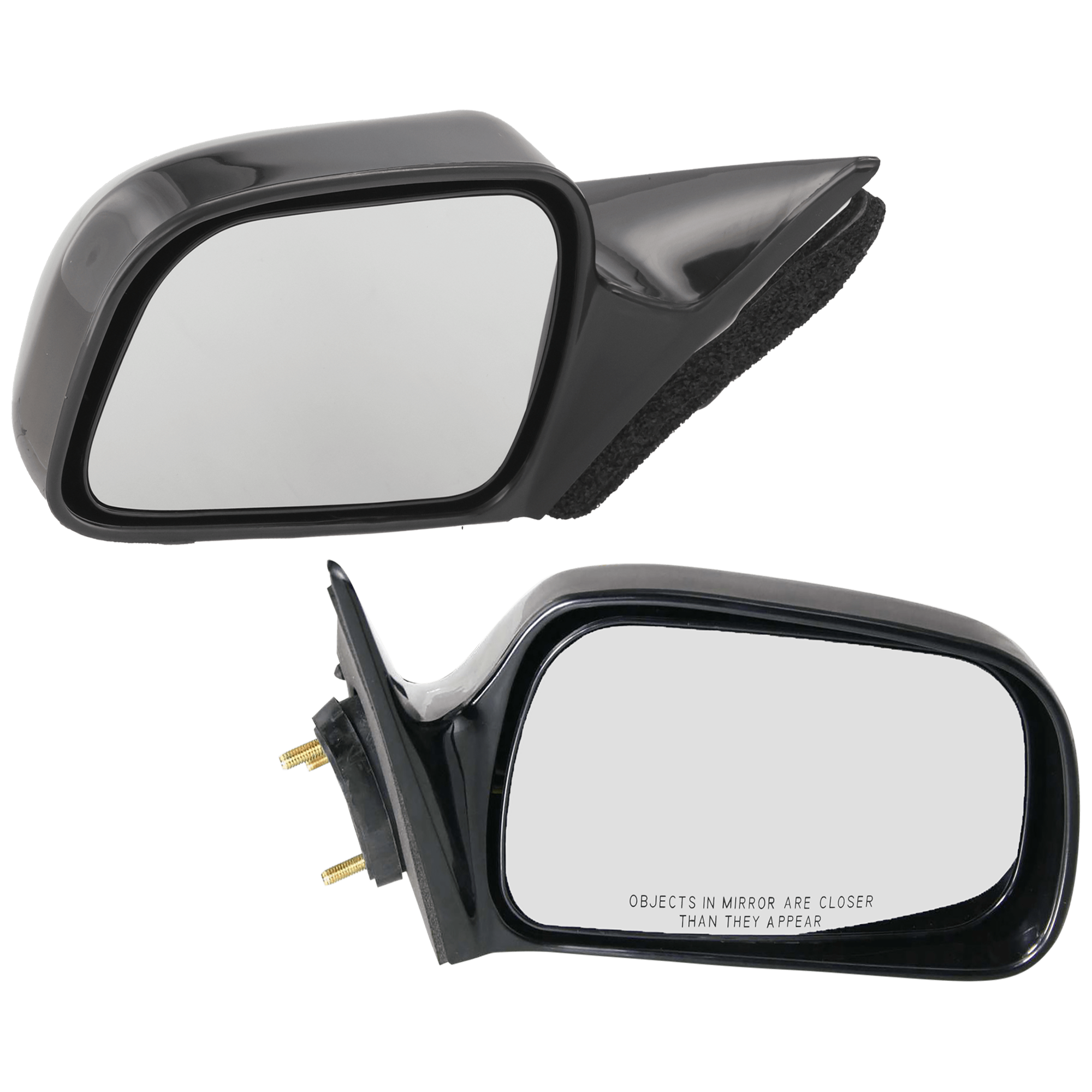 AM CAMRY 97-01 MIRROR RH AND LH Power Non Folding Non Heated Paintable USA Built Vehicle CE LE Models SKU SET JTY26ER Partslink TO1320131 TO1321131 OEM 87910AA900-87940AA010C0
