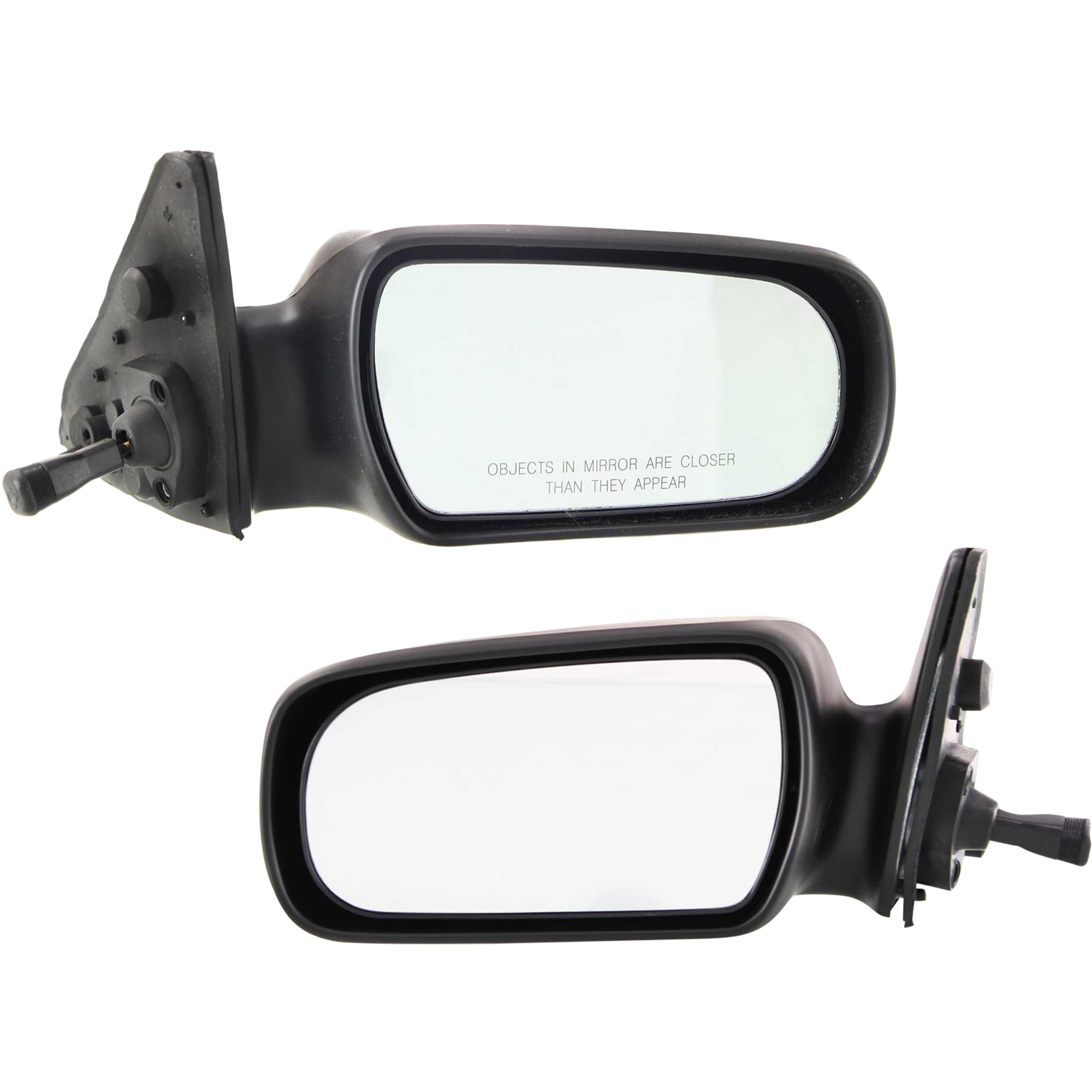 AM CAMRY 87-91 MIRROR RH AND LH Manual Adjust Non Folding Non Heated Paintable No Auto dimming BSD Memory and Signal Light SKU SET JTY27R Partslink TO1320125 TO1321125 OEM 8791032250-8794032220