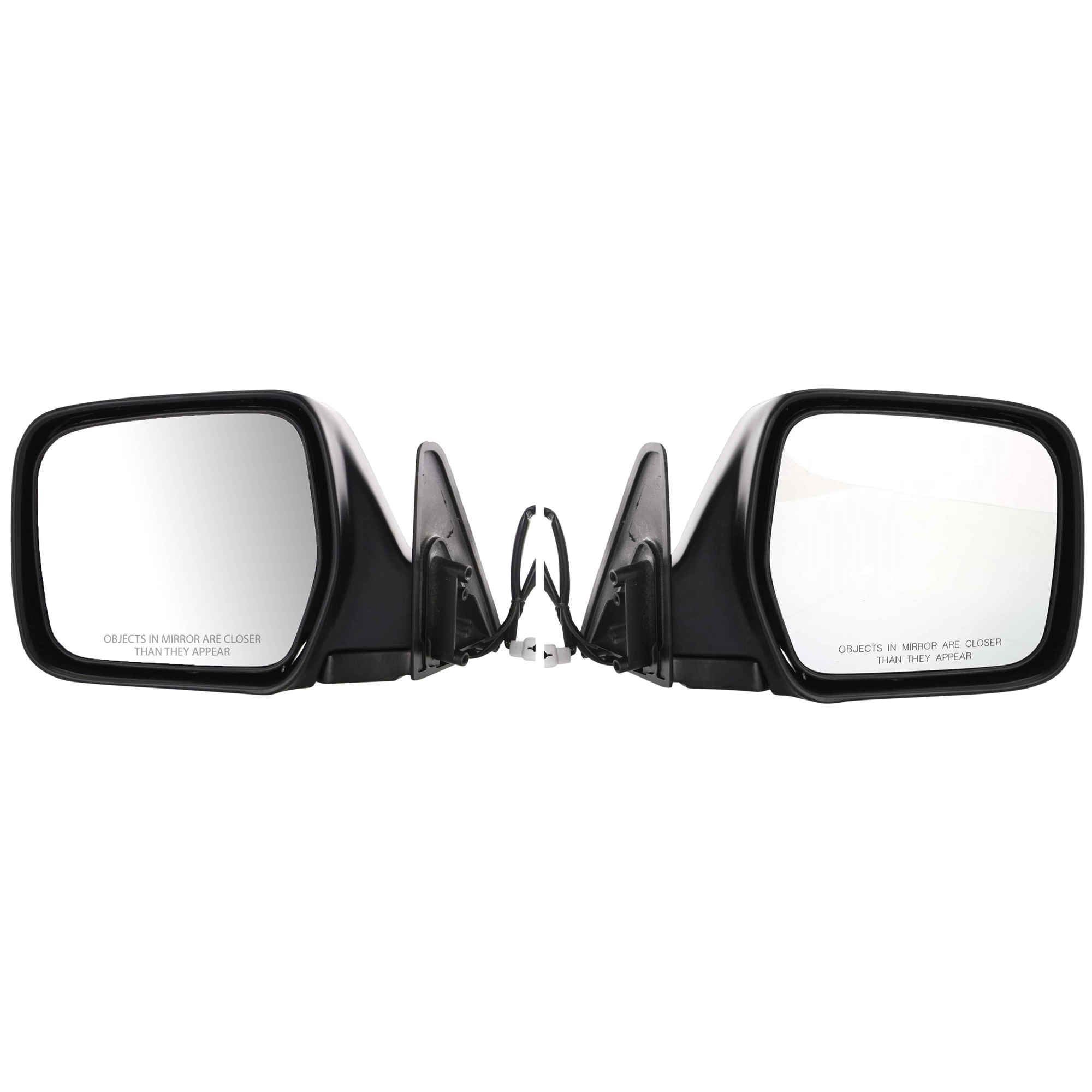 AM LAND CRUISER 91-97 MIRROR RH AND LH Power Manual Folding Non Heated Paintable SKU SET JTY28ER Partslink TO1320146 TO1321146 OEM 879106018013-879406013013