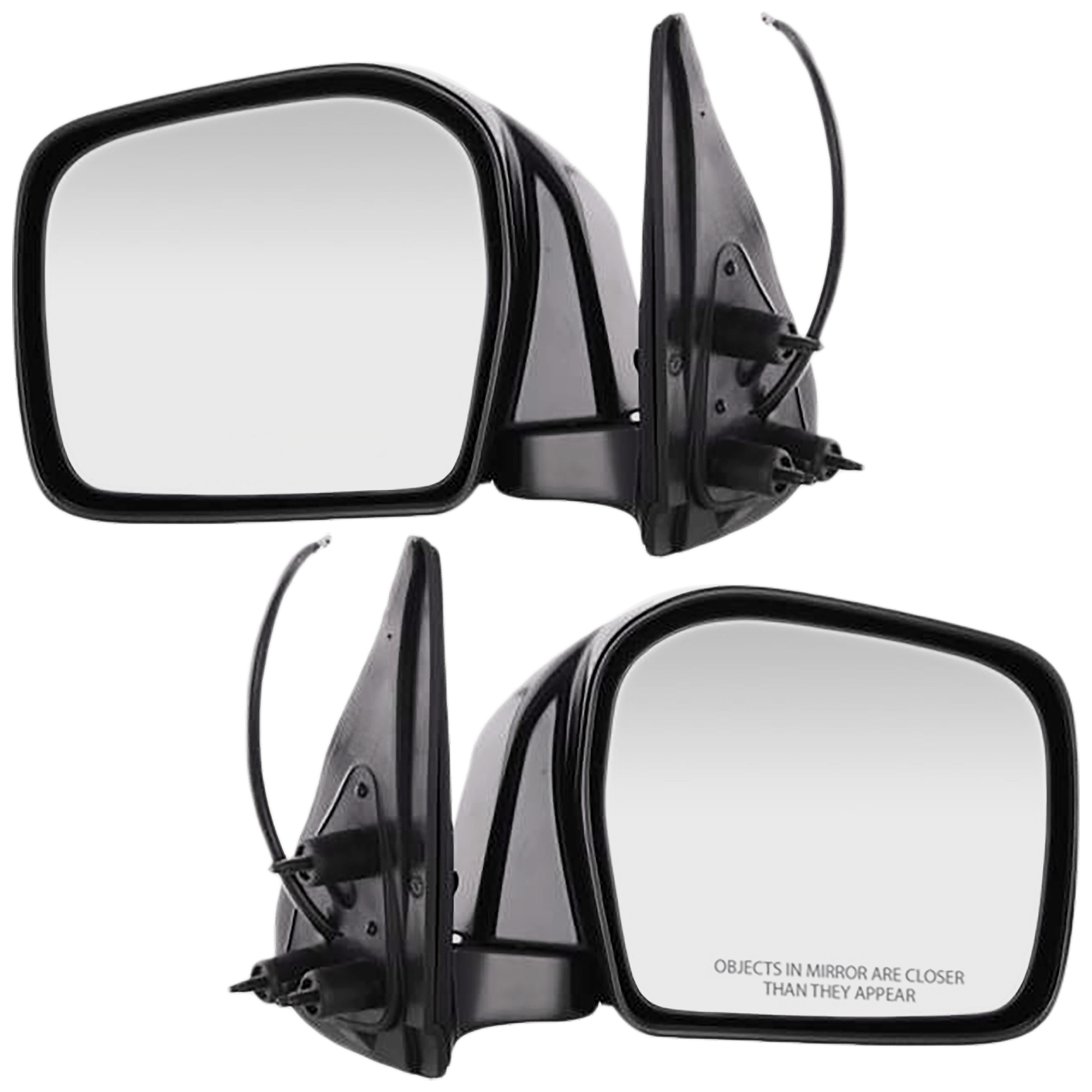 AM TACOMA 01-04 MIRROR RH AND LH Power Manual Folding Non Heated Paintable Pre Runner 2WD Base DLX 4WD SKU SET JTY35ER Partslink TO1320163 TO1321163 OEM 8791035580-8794035551