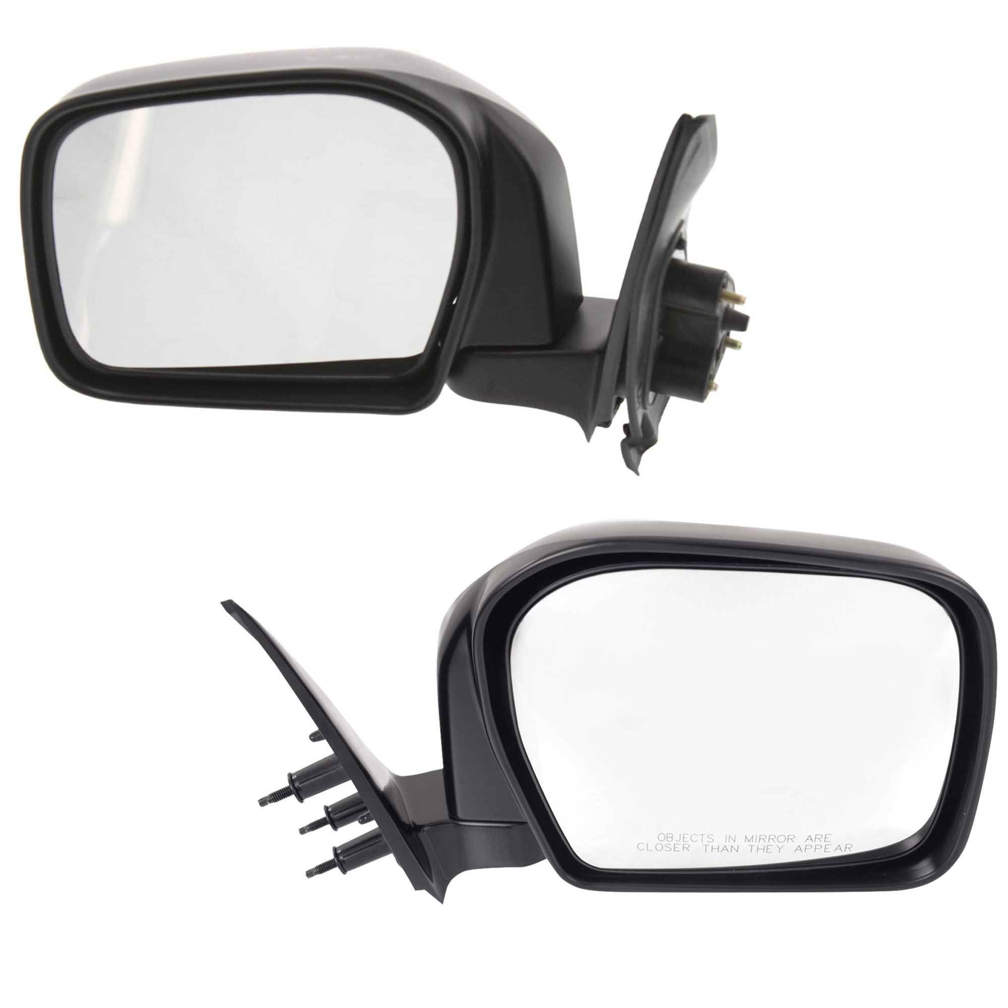 AM TACOMA 00-00 MIRROR RH AND LH Manual Adjust Manual Folding Non Heated Paintable 9 x 7 in. Housing w Off Road Package SKU SET JTY35R Partslink TO1320161 TO1321161 OEM 8791035560-8794035531
