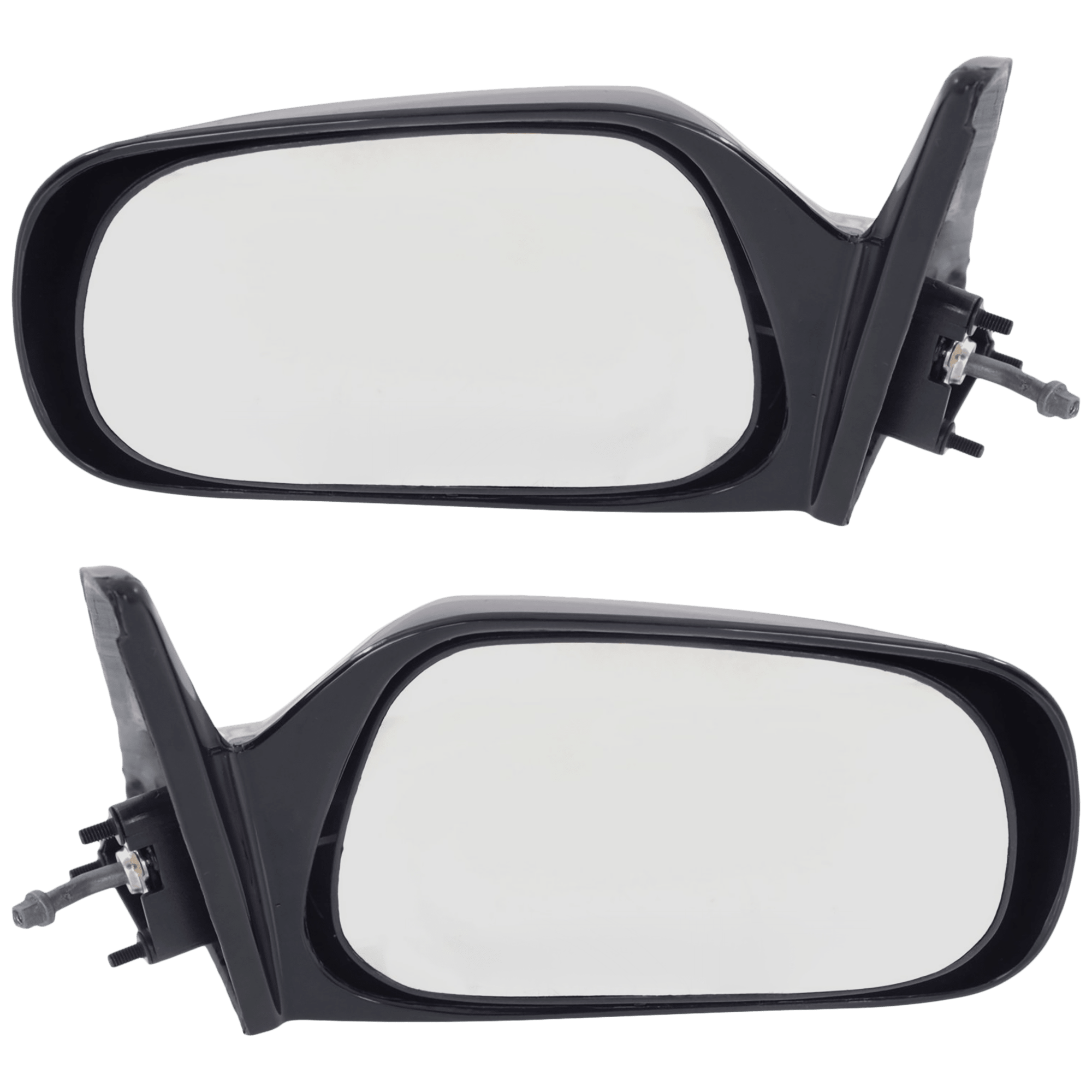 AM COROLLA 88-92 MIRROR RH AND LH Manual Adjust Non Folding Non Heated Paintable No Auto dimming BSD Memory and Signal Light Canada USA Built Vehicle SKU SET JTY43R Partslink TO1320103 TO1321103 OEM 879101A650-8794001021