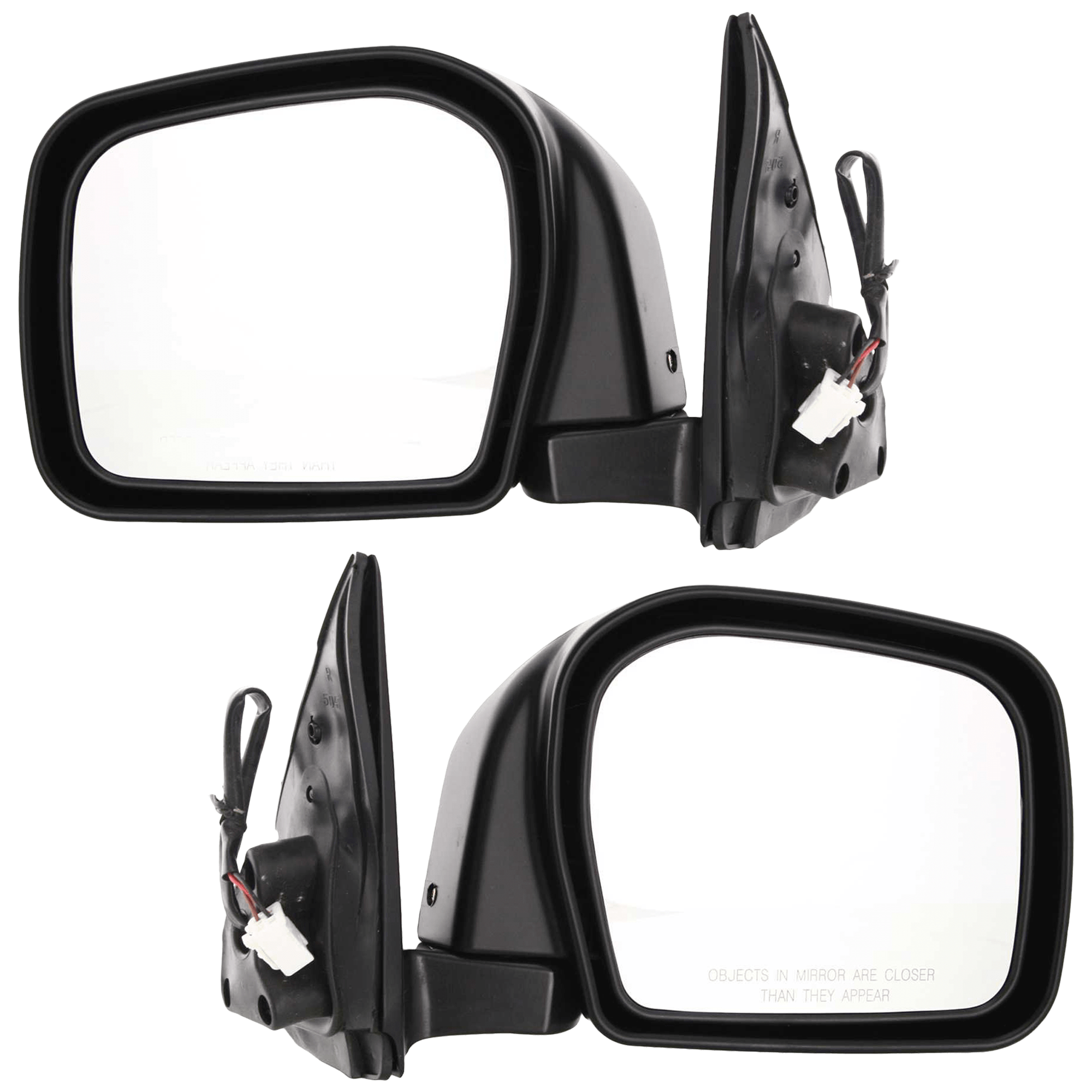 AM 4RUNNER 00-02 MIRROR RH AND LH Power Manual Folding Non Heated Paintable No Auto dimming BSD Memory and Signal Light SKU SET JTY44ER Partslink TO1320174 TO1321174 OEM 879103D010-8794035811