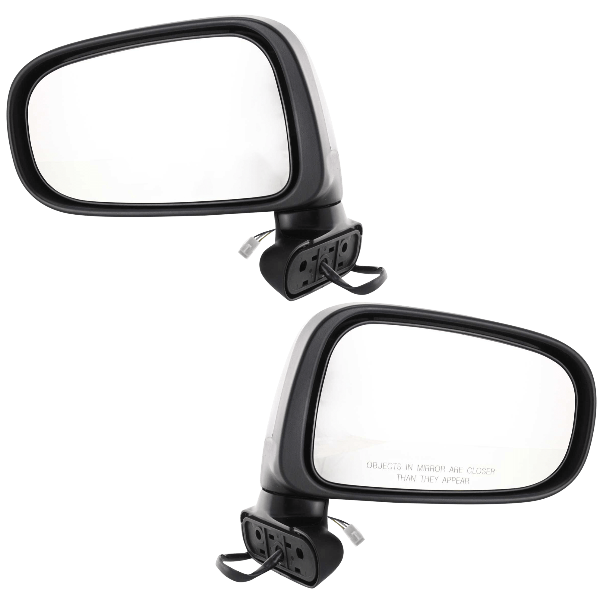 AM PREVIA 91-97 MIRROR RH AND LH Power Manual Folding Non Heated Textured SKU SET JTY48ER Partslink TO1320158 TO1321158 OEM 8791028290-8794028290