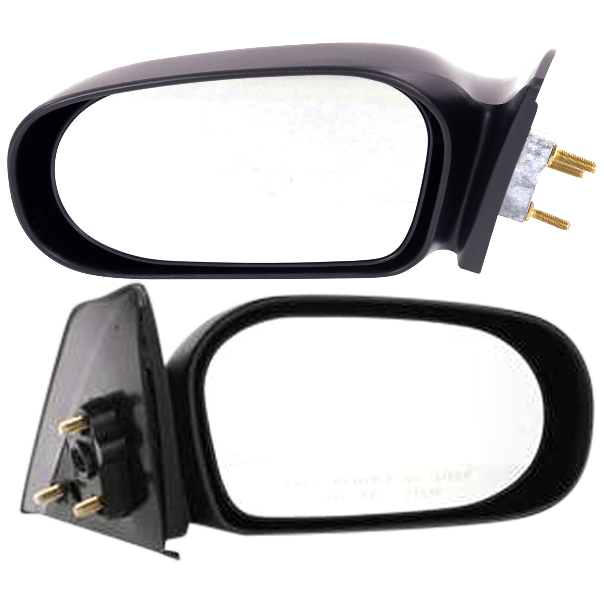 AM TERCEL 95-99 MIRROR RH AND LH Manual Adjust Non Folding Non Heated Textured SKU SET JTY52R Partslink TO1320169 TO1321169 OEM 879100W010-879400W010