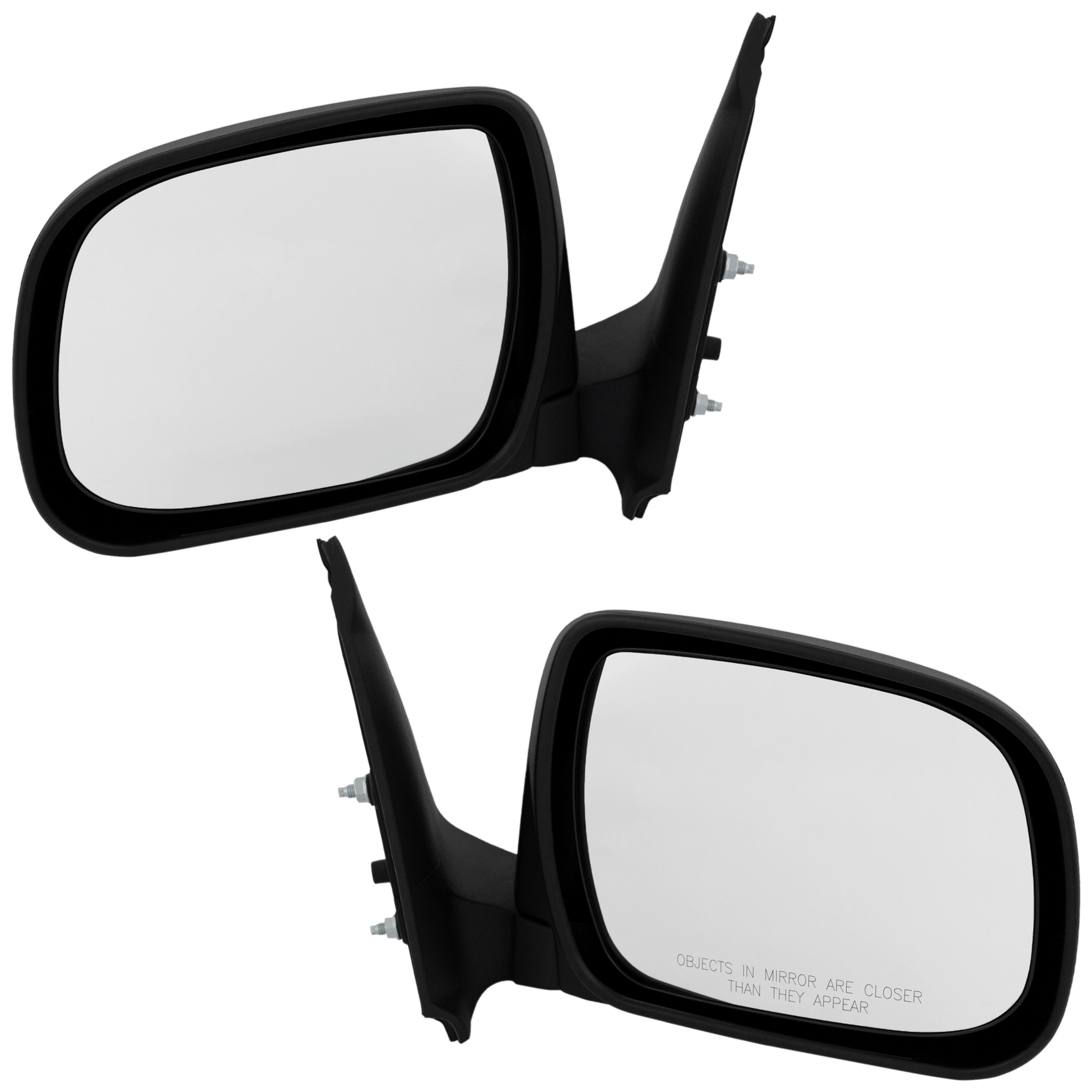 AM TACOMA 05-11 MIRROR RH AND LH Manual Adjust Manual Folding Non Heated Textured SKU SET JTY67R Partslink TO1320204 TO1321204 OEM 8791004160-8794004170