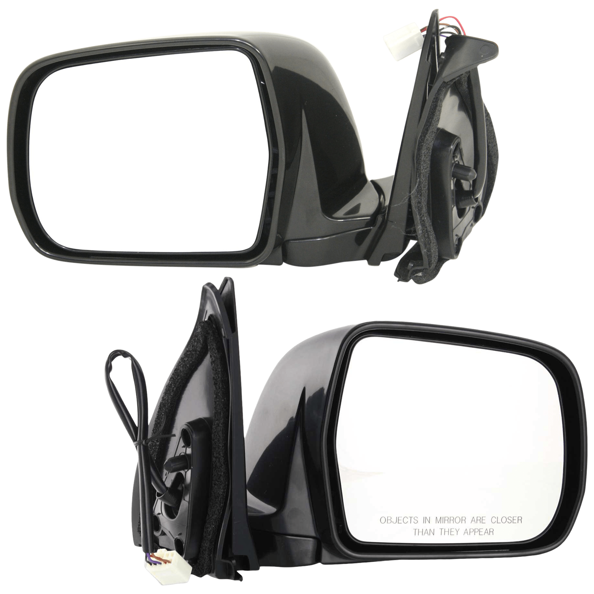 AM HIGHLANDER 01-07 MIRROR RH AND LH Power Manual Folding Heated Paintable SKU SET JTY71ER Partslink TO1320211 TO1321211 OEM 8791048160C0-8794048160C0