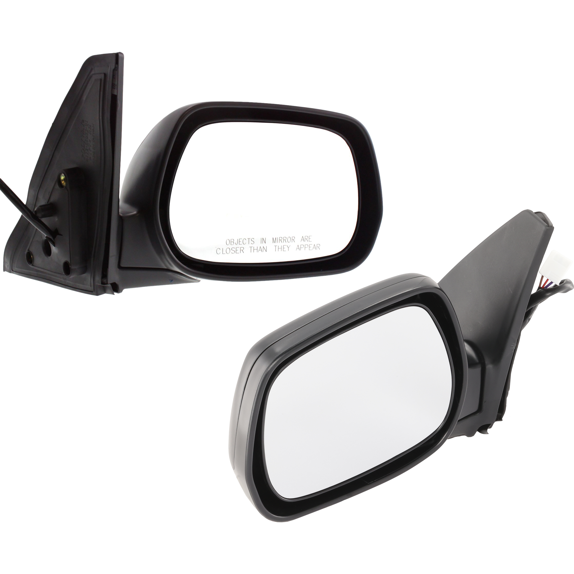 AM RAV4-01-05 MIRROR RH AND LH Power Manual Folding Heated Paintable SKU SET JTY79ER Partslink TO1320226 TO1321226 OEM 8791042800-8791042690-87940427