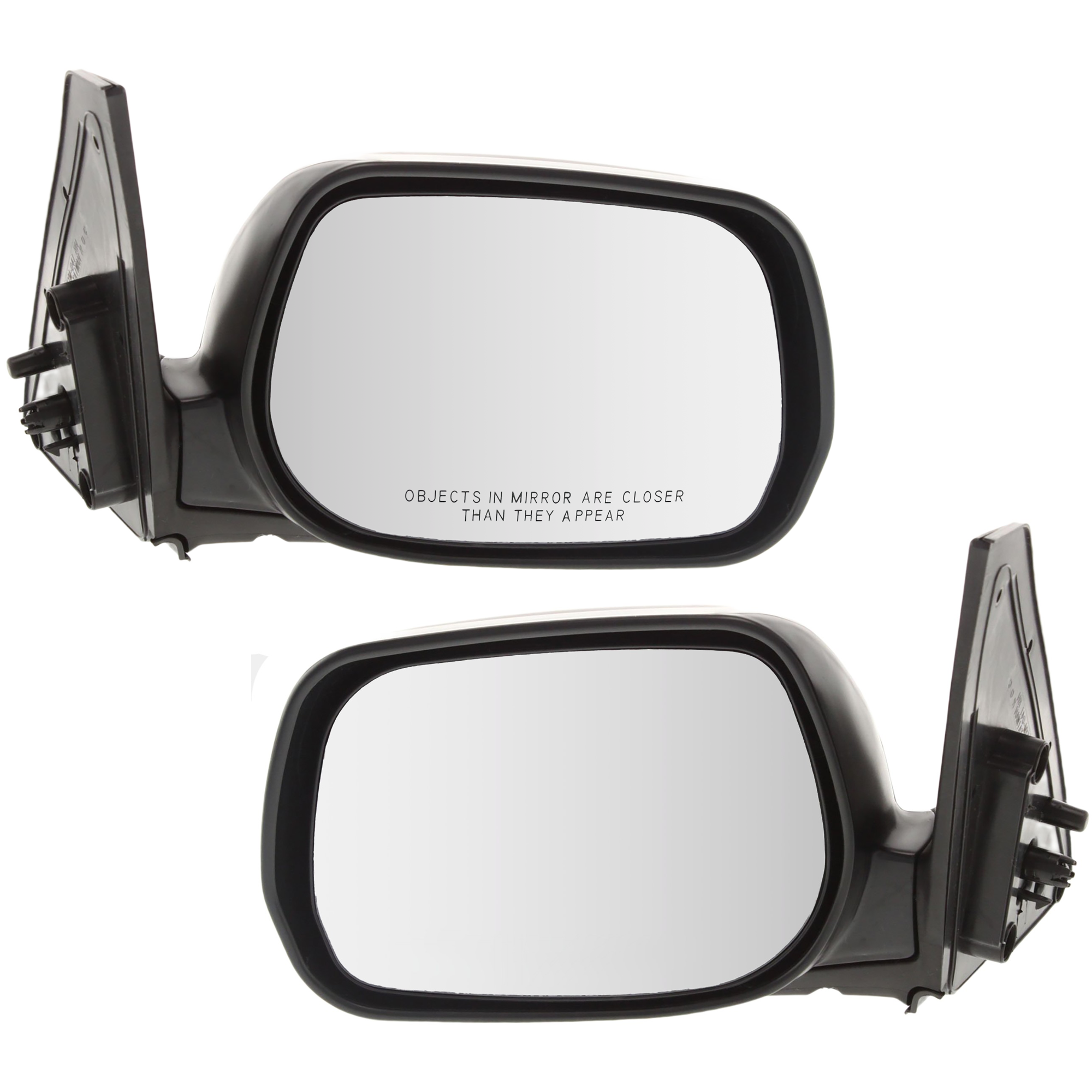AM RAV4-01-05 MIRROR RH AND LH Manual Adjust Manual Folding Non Heated Paintable SKU SET JTY79R Partslink TO1320216 TO1321216 OEM 8791042670-8794042620