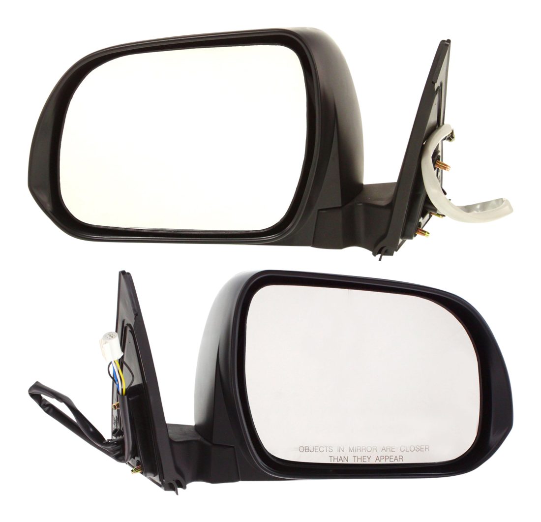AM HIGHLANDER 08-13 MIRROR RH AND LH Power Manual Folding Heated Paintable No Puddle Light Hybrid 08-10 Non Hybrid Models Japan Built Vehicle SKU SET JTY99ER Partslink TO1320246 TO1321246 OEM 8791048353-8794048303