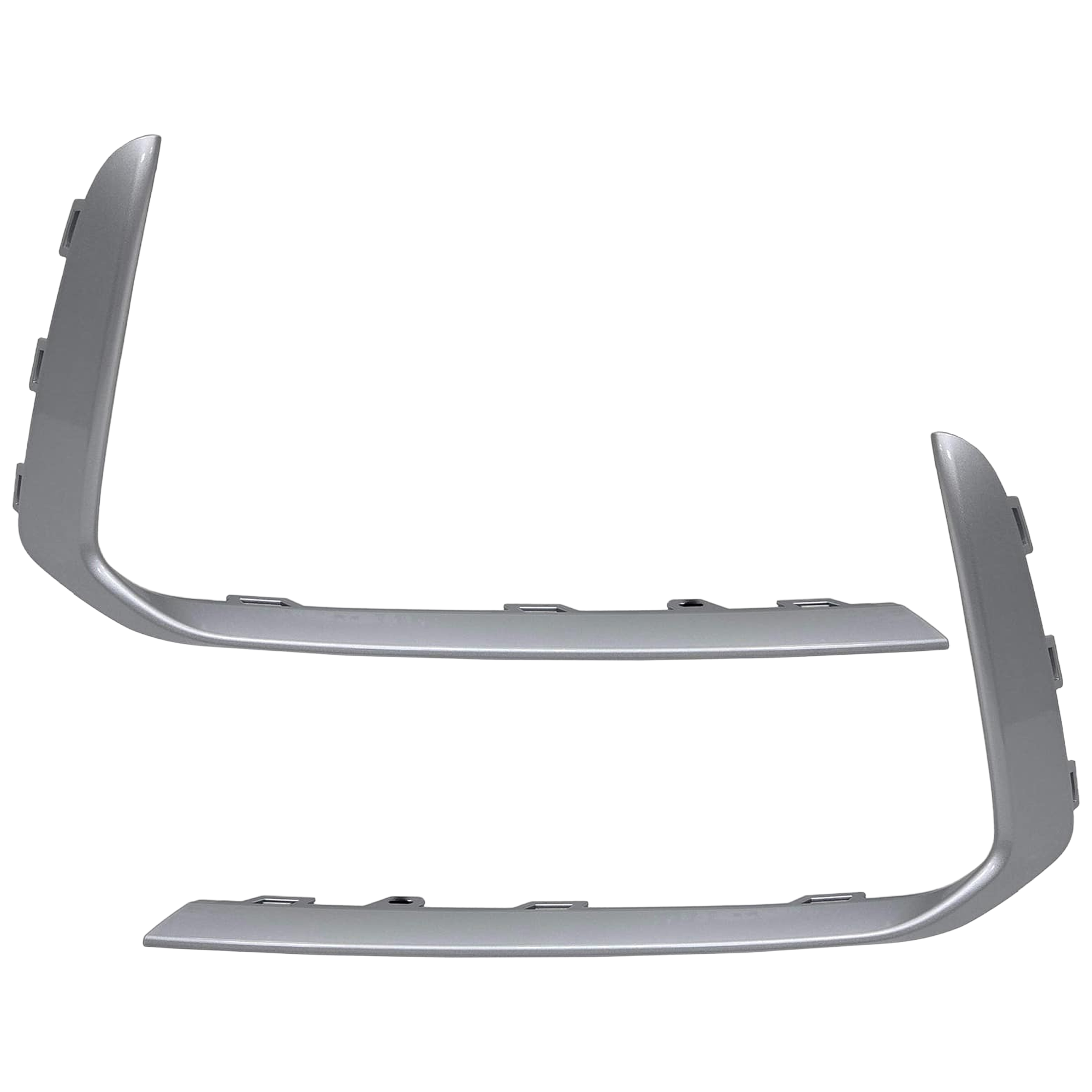 AM JETTA 25-25 FRONT BUMPER MOLDING RH AND LH Silver S SE SEL Models SKU SET JV01590005 Partslink VW1046127 VW1047127 OEM 17A853763AA7W 17A853764AA7W