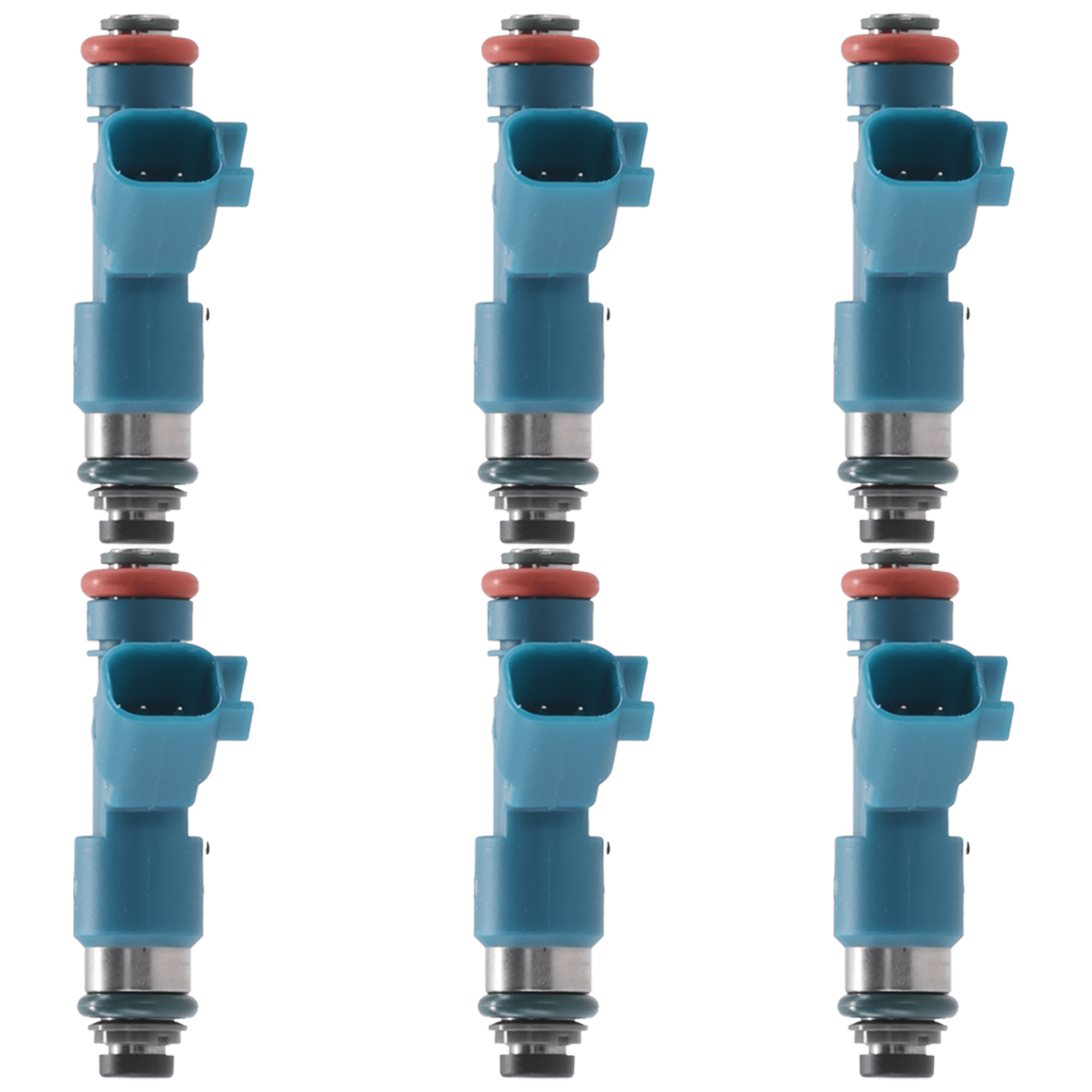 AM S80-07-14 XC90-07-13 FUEL INJECTOR 3.2L Eng. Set of 6 SKU SET JV20580001-6 OEM 307775010-307775015