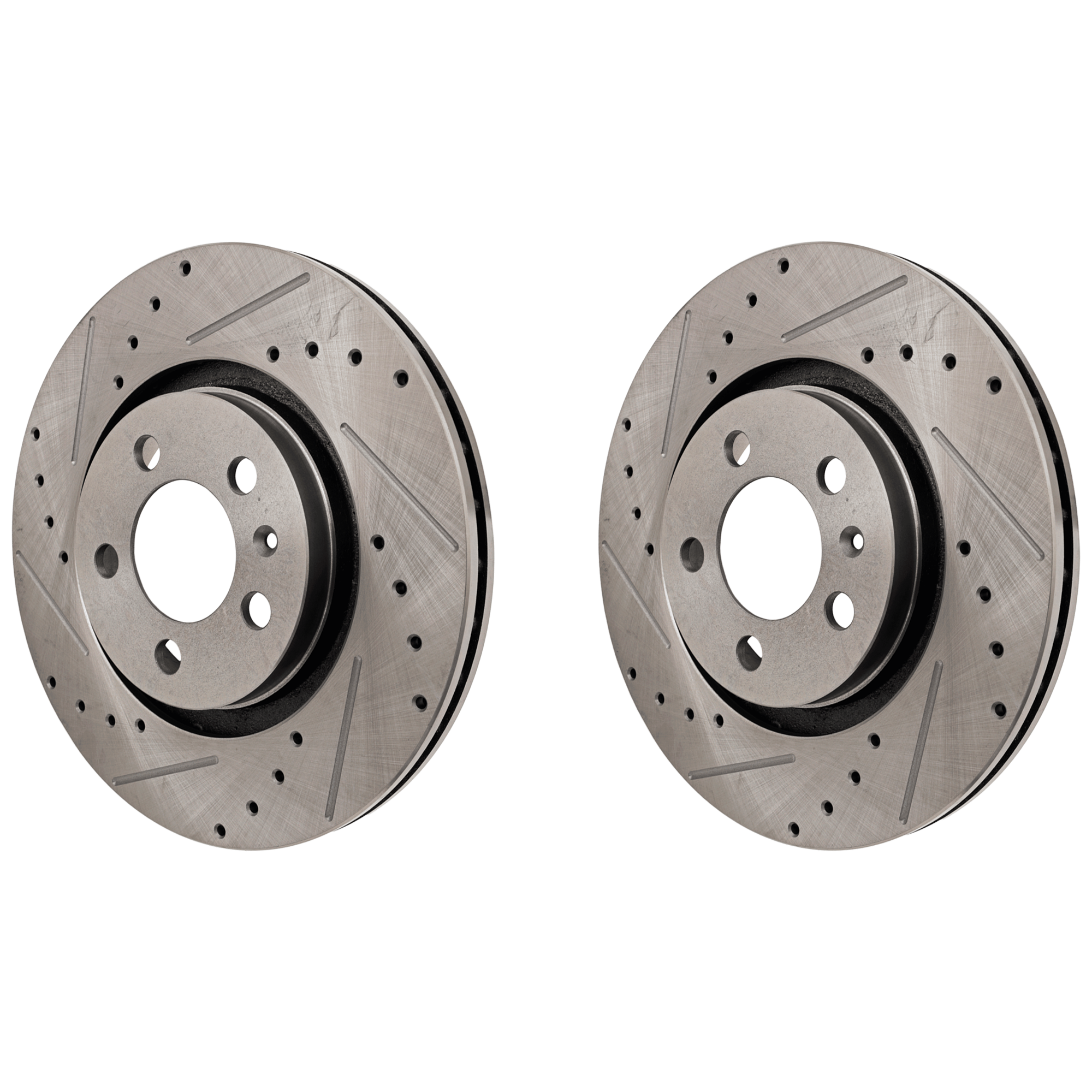 AM BEETLE 98-10 JETTA 99-05 FRONT BRAKE DISC RH AND LH Drilled and Slotted SKU SET JV27110003DRS2 OEM 19953-34143-37001-117202-14523