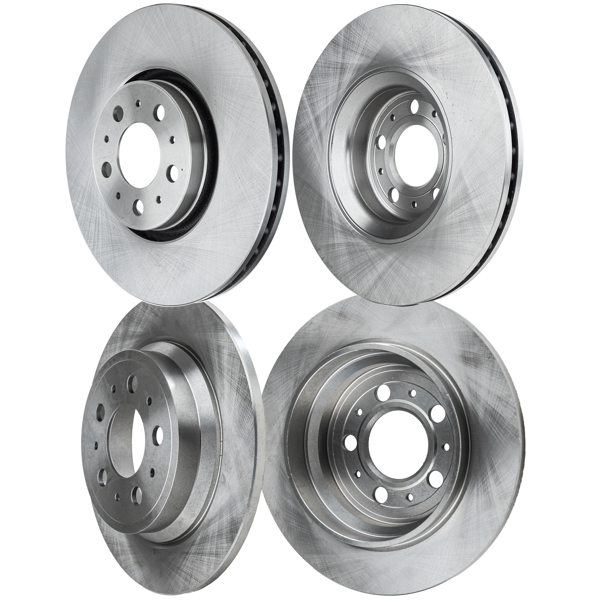 AM S60-08-09 FRONT AND REAR BRAKE DISC 4 Wheel Set SKU SET JV27110040-4 B OEM 30636074-31423325-9434167