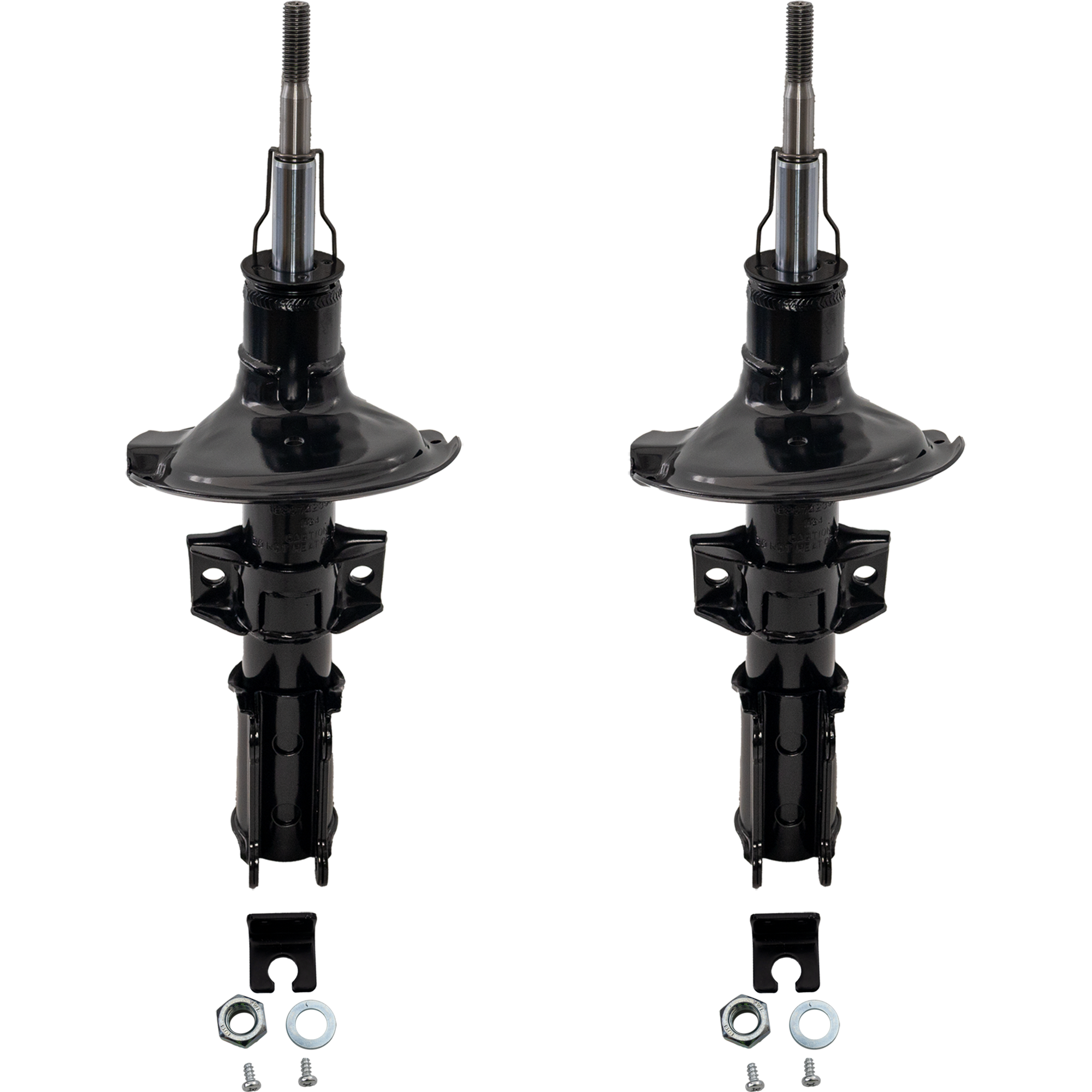 AM S60-01-09 S80-99-06 FRONT BARE STRUT RH AND LH Gas Charged Twin tube w o Electronic Suspension and Dust Bo Set of 2 SKU SET JV280103-2