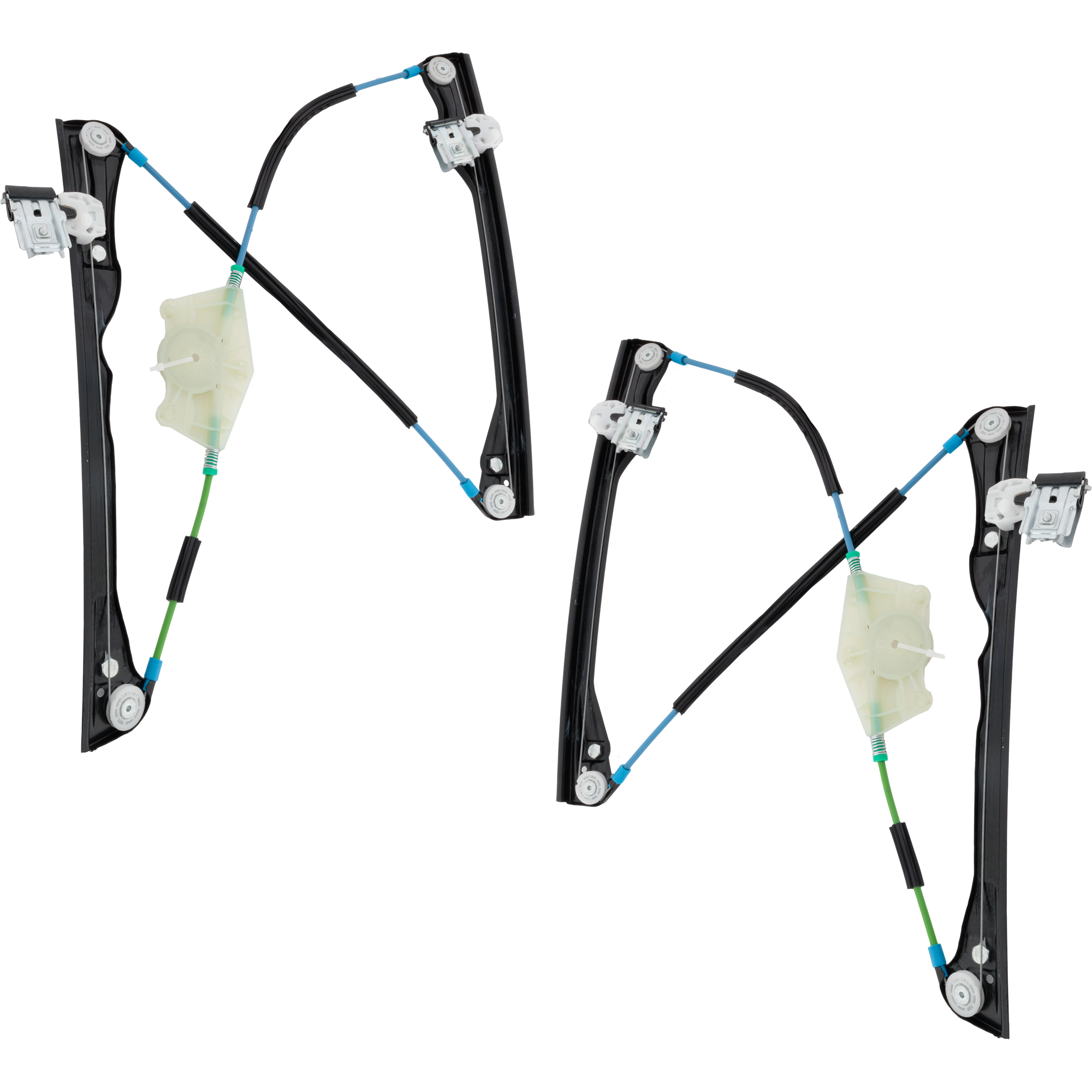 AM GOLF 99-06 JETTA 99-05 FRONT WINDOW REGULATOR RH AND LH Power Without Motor SKU SET JV462917 Partslink VW1350104 VW1351104 OEM 1J4837461F 1J4837462F