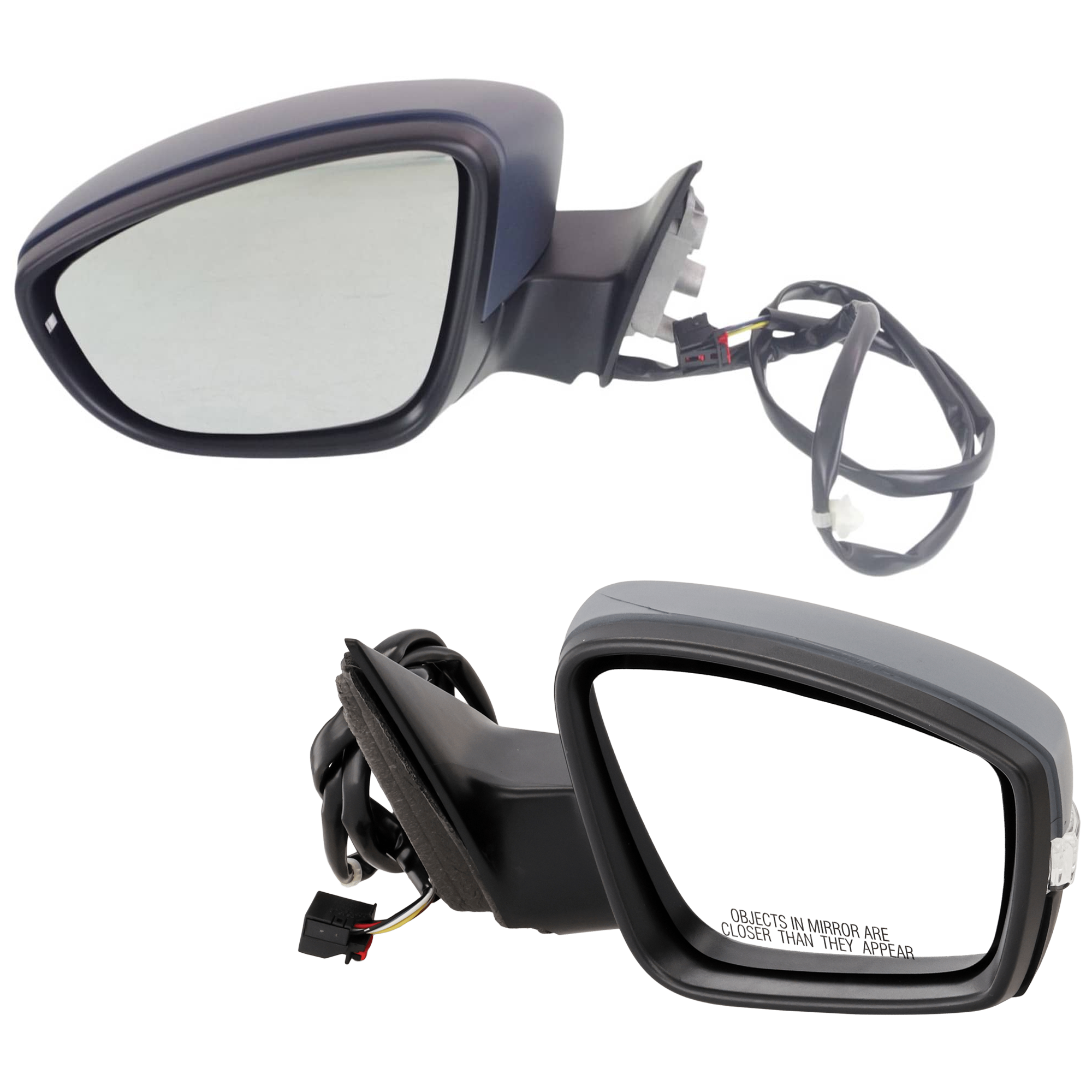 AM PASSAT 12-12 MIRROR RH AND LH Power Manual Folding Heated Paintable w Signal Light No Memory Set of 2 SKU SET JVW01ER S A Partslink VW1320158 VW1321144 OEM 561857507M9B9 PFM 561857508R9B