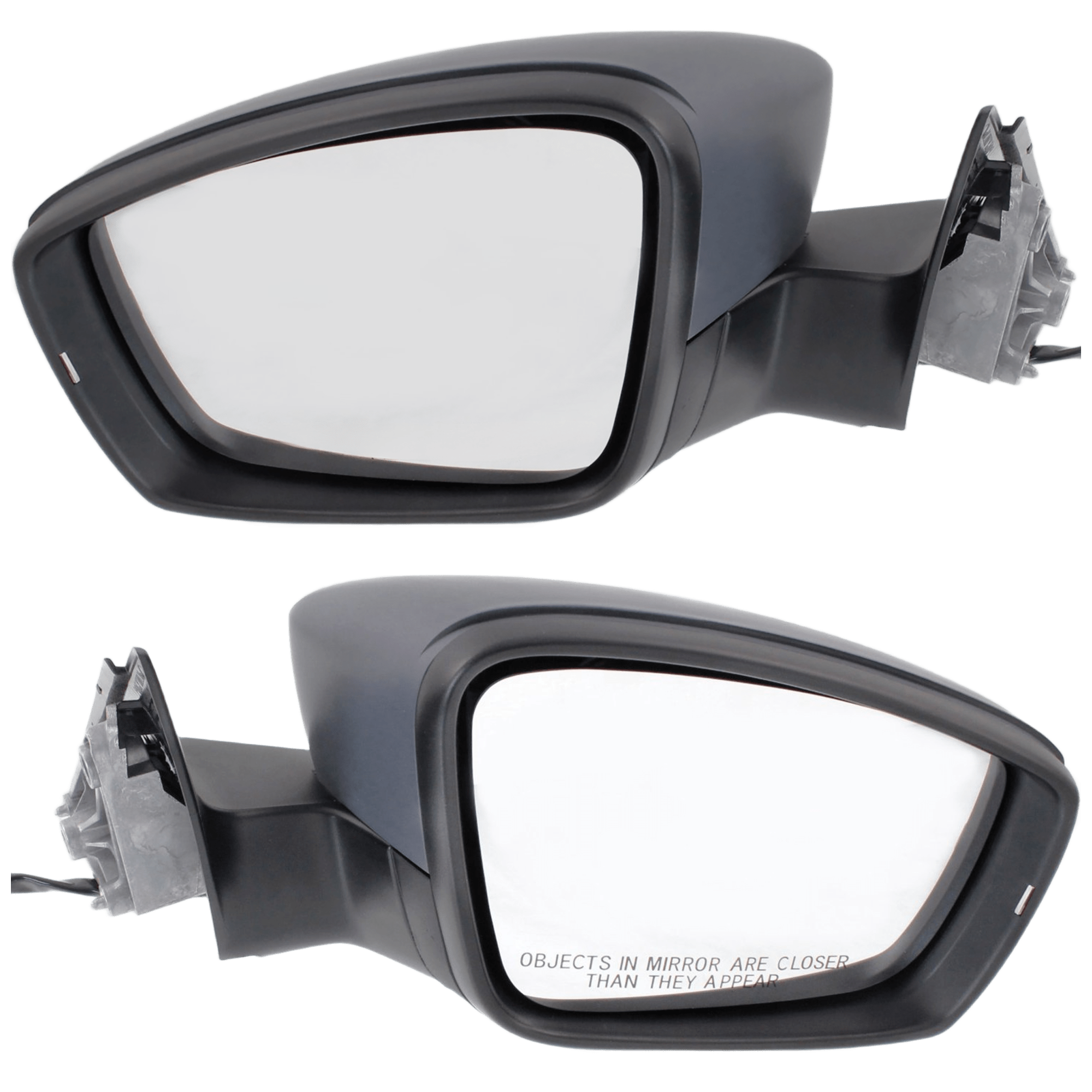 AM PASSAT 12-15 MIRROR RH AND LH Power Manual Folding Heated Paintable w Signal Light No Memory From 4-2-12 SKU SET JVW01ER S Partslink VW1320144 VW1321144 OEM 561857507R9B9 PFM 561857508R9B