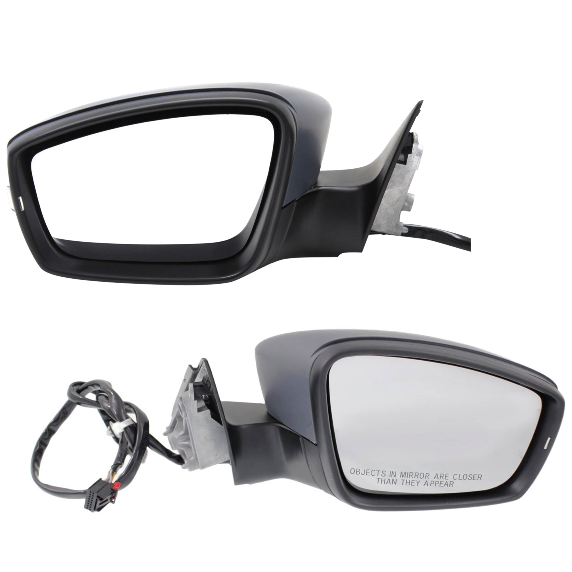 AM PASSAT 12-15 MIRROR RH AND LH Power Manual Folding Heated Paintable w Memory and Signal Light From 4-2-12 SKU SET JVW02ER S Partslink VW1320145 VW1321145 OEM 561857507S9B9 PFM 561857508S9B
