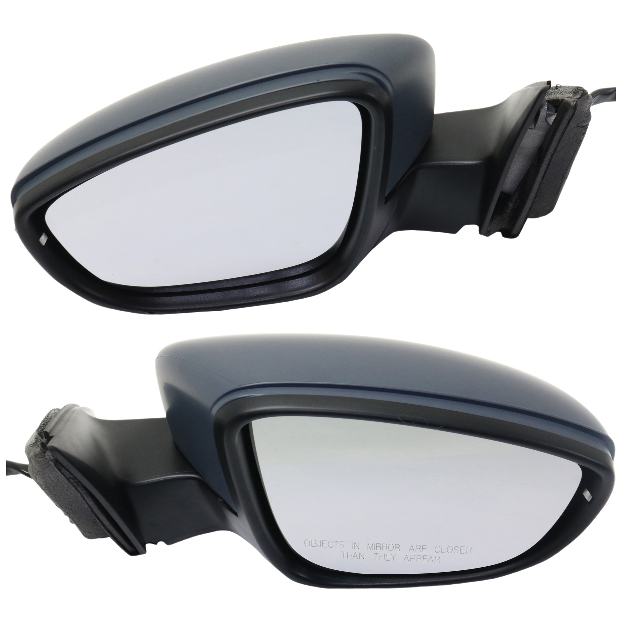 AM PASSAT 16-20 MIRROR RH AND LH Power Power Folding Heated Paintable w Memory and Signal Light No BSD SKU SET JVW06ER S Partslink VW1320164 VW1321164 OEM 561857507BF9B9 PFM 561857508BF