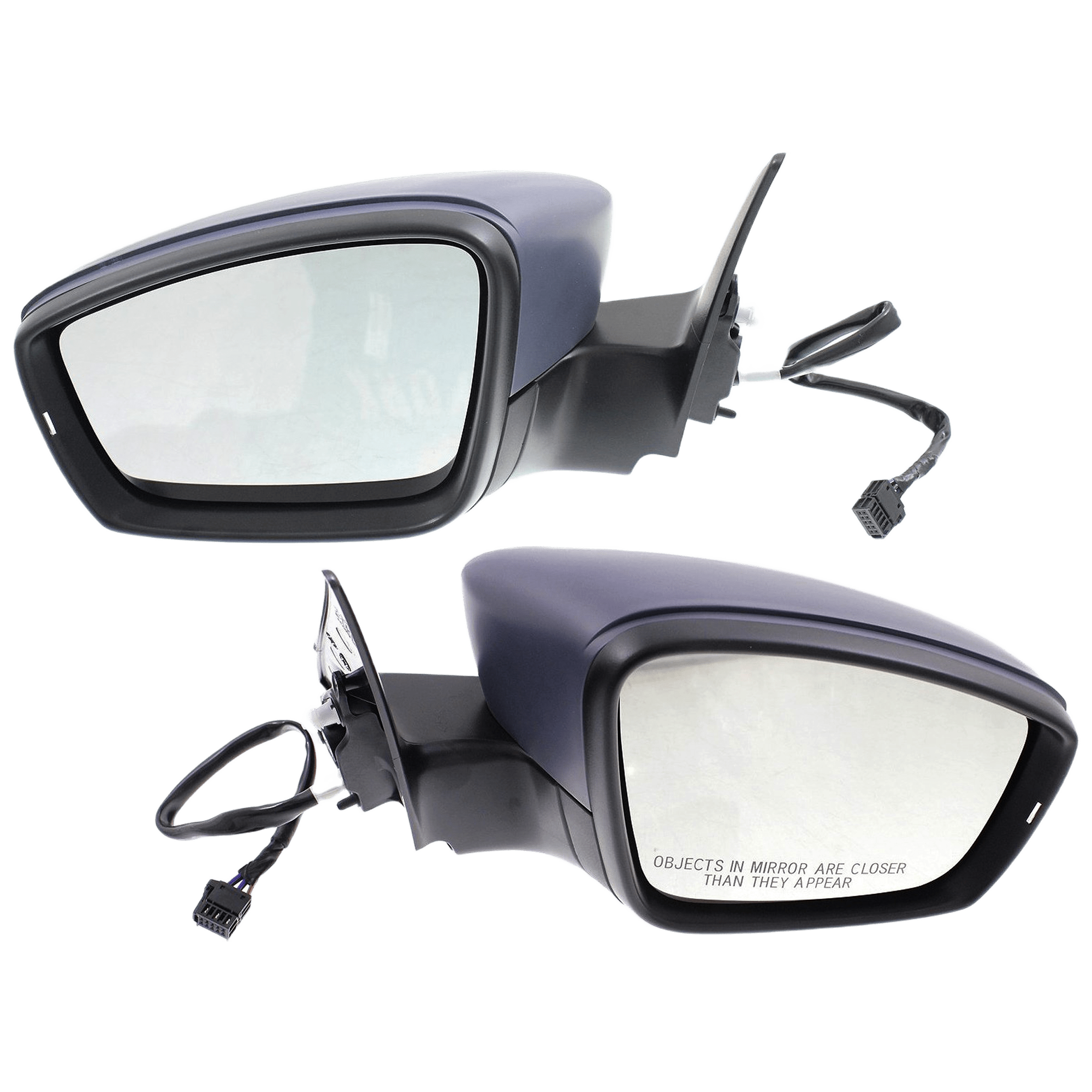 AM BEETLE 12-18 MIRROR RH AND LH Power Manual Folding Heated Paintable No Auto dimming No Blind Spot Feature No Signal Light No Memory Non Towing SKU SET JVW14ER Partslink VW1320147 VW1321147 OEM 5C1857507N9B9 PFM 5C1857508Q9B
