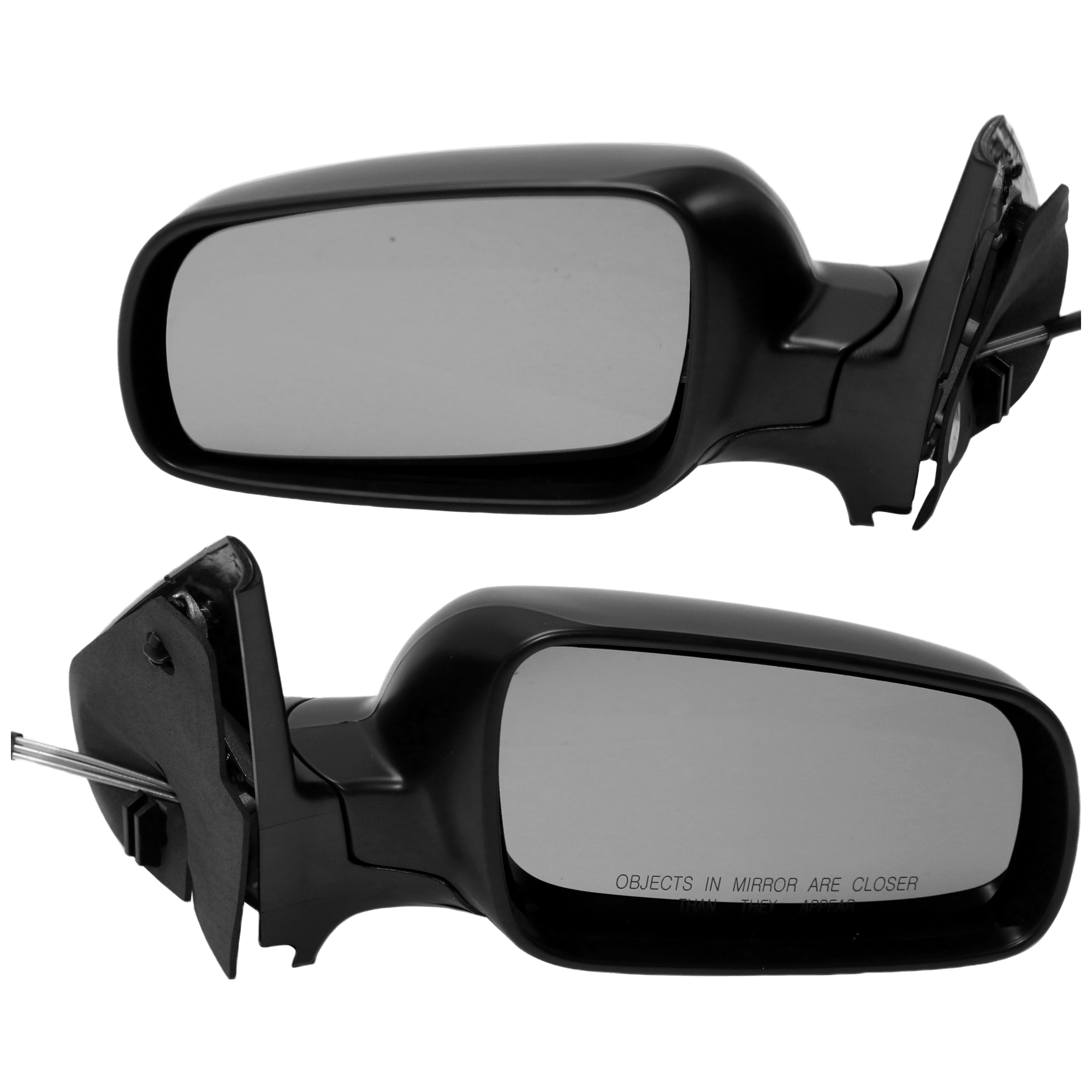 AM GOLF 99-06 MIRROR RH AND LH Manual Adjust Manual Folding Paintable Non Heated Paintable SKU SET JVW17R Partslink VW1320110 VW1321110 OEM 1J185750701C 1J1857508P01C