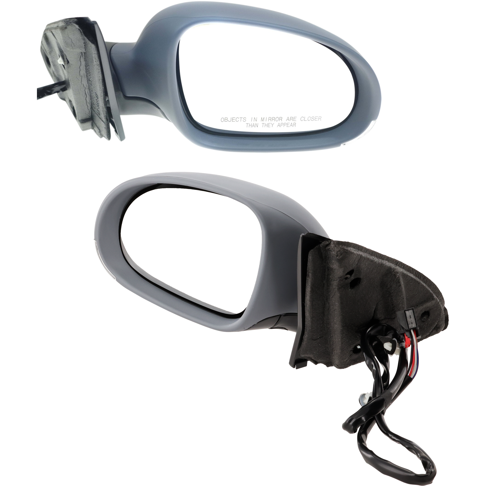 AM JETTA 05-10 MIRROR RH AND LH Power Manual Folding Heated Paintable w Puddle and Signal Lights Sedan SKU SET JVW28ER Partslink VW1320123 VW1321123 OEM 1K1857507BH9B9-1K1857508BH9B9