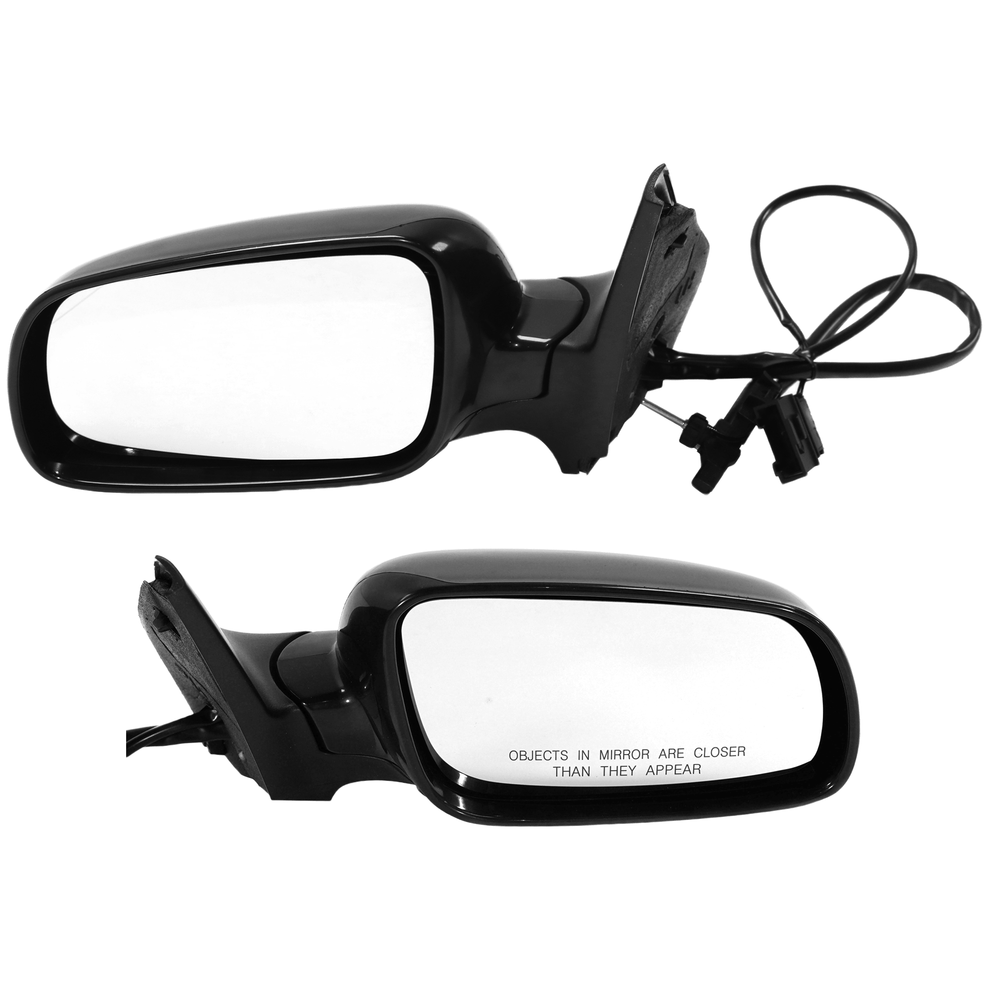 AM GOLF 99-06 MIRROR RH AND LH Manual Adjust Manual Folding Paintable Heated Paintable SKU SET JVW34R Partslink VW1320117 VW1321117 OEM 1J1857507H01C 1J1857508J01C