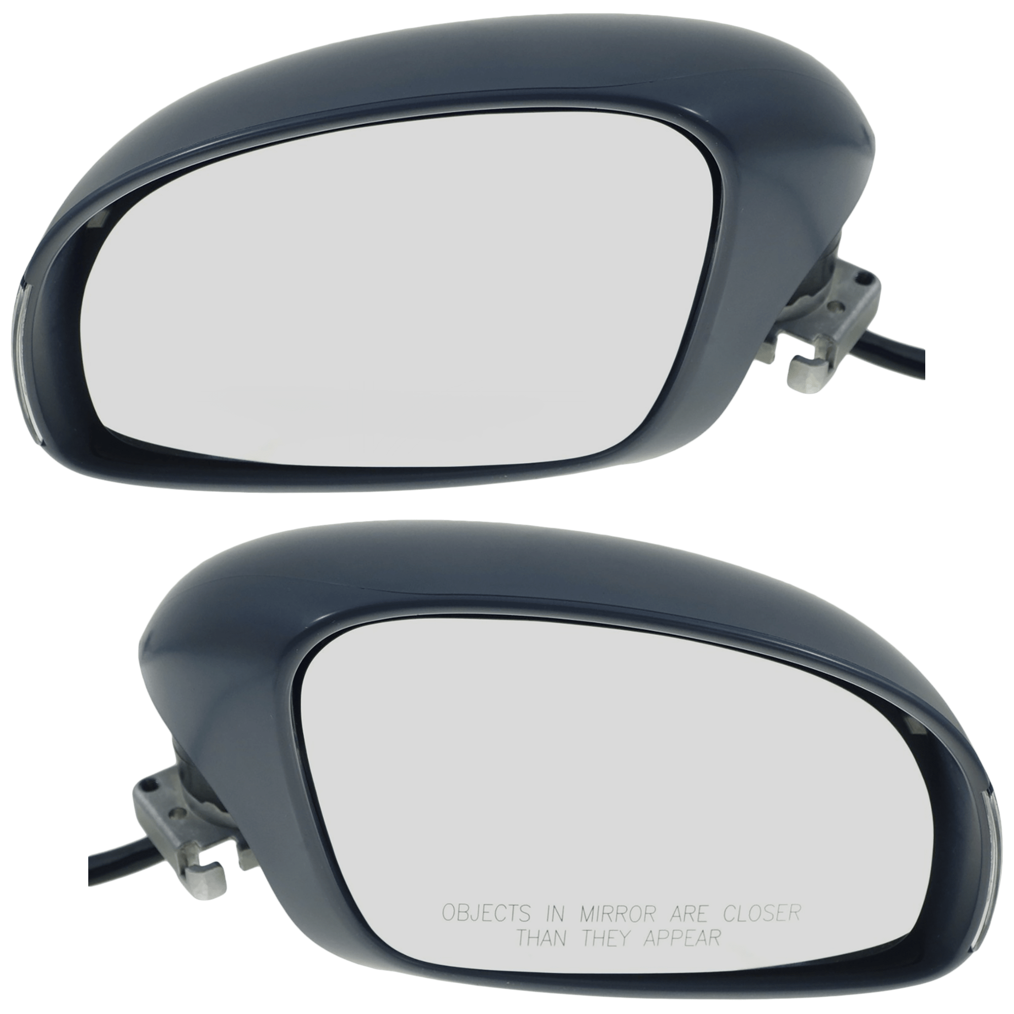 AM BEETLE 03-10 MIRROR RH AND LH Power Manual Folding Heated Paintable w In housing Signal Light No Auto dimming BSD and Memory SKU SET JVW37ER S Partslink VW1320133 VW1321133 OEM 1C1857507ABGRU PFM 1C1857508AB