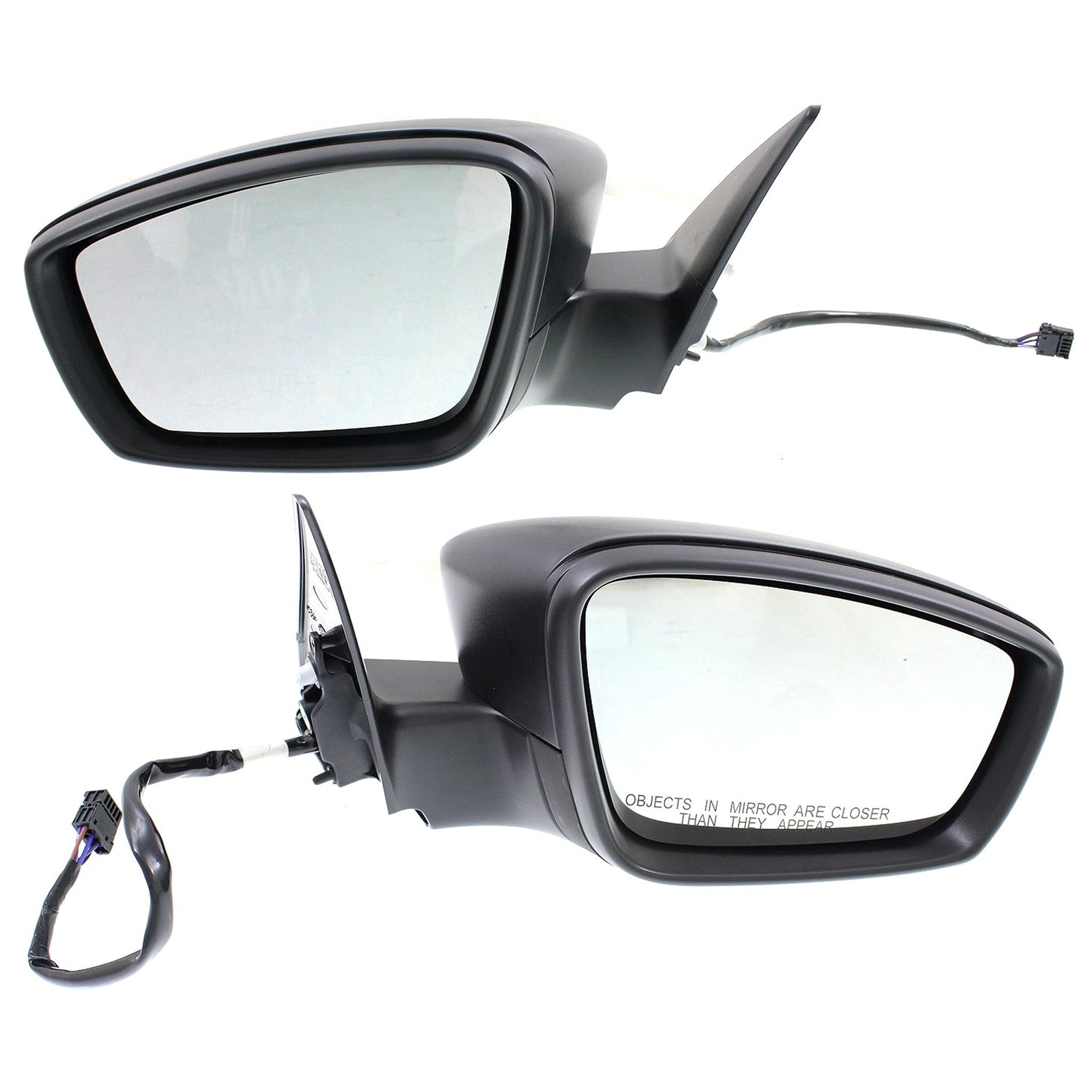 AM BEETLE 12-18 MIRROR RH AND LH Power Manual Folding Heated Textured No Auto dimming BSD Memory and Signal Light SKU SET JVW44ER Partslink VW1320148 VW1321148 OEM 5C1857507M9B9 PFM 5C1857508P9B