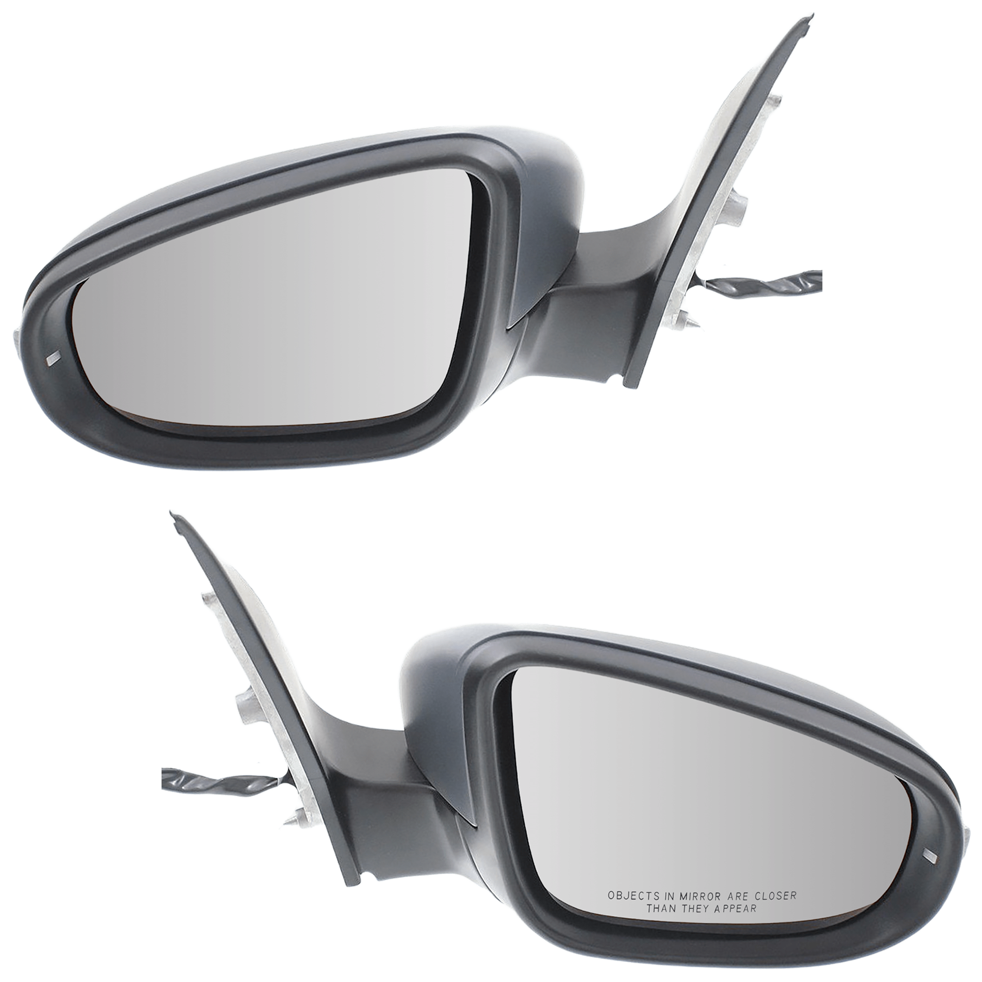 AM GOLF GTI 10-14 MIRROR RH AND LH Power Manual Folding Heated Paintable No Memory Hatchback SKU SET JVW49ER OEM 5K0857507AD9B9-5K0857508AD9B9
