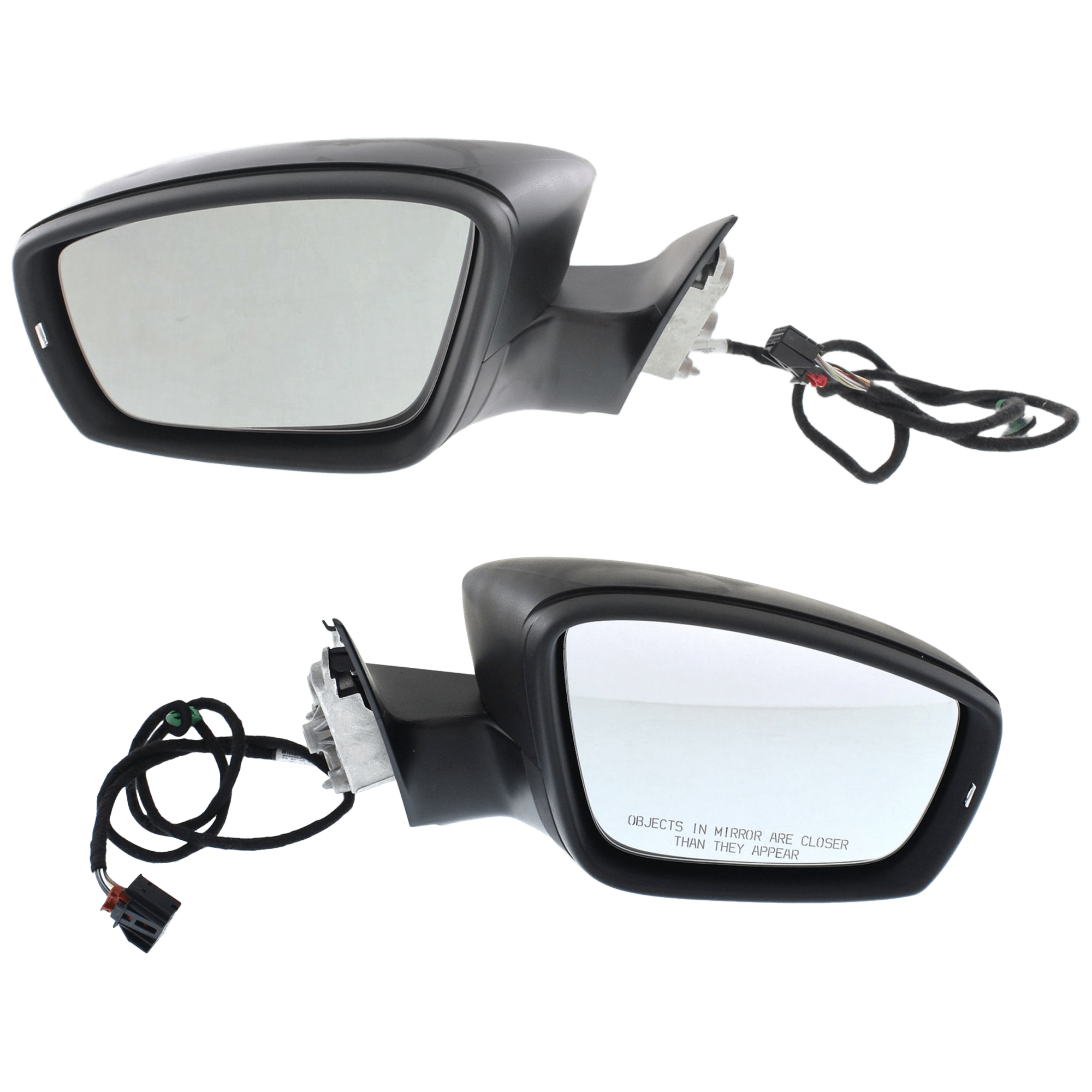 AM PASSAT 12-12 MIRROR RH AND LH Power Manual Folding Heated Paintable w Memory and Signal Light To 4-2-12 SKU SET JVW54ER S Partslink VW1320155 VW1321155 OEM 561857507N9B9 PFM 561857508N9B