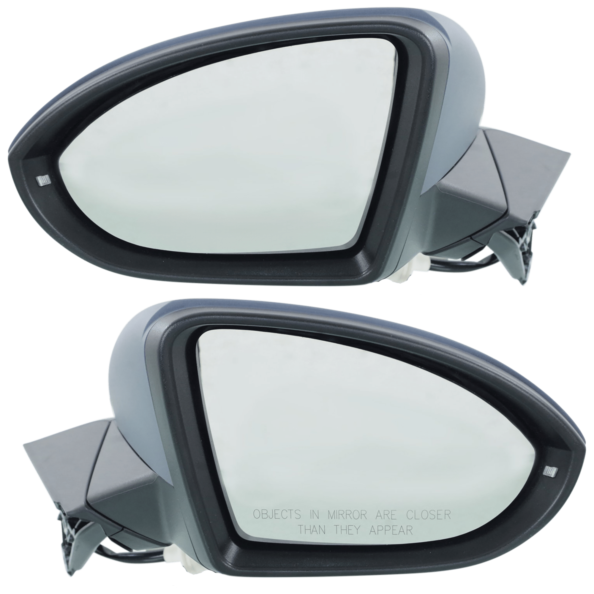 AM GOLF GTI 15-21 MIRROR RH AND LH Power Manual Folding Heated Paintable w Signal Light SKU SET JVW56ER S Partslink VW1320154 VW1321154 OEM 5GM8575079B9 PFM 5GM857508A9B9