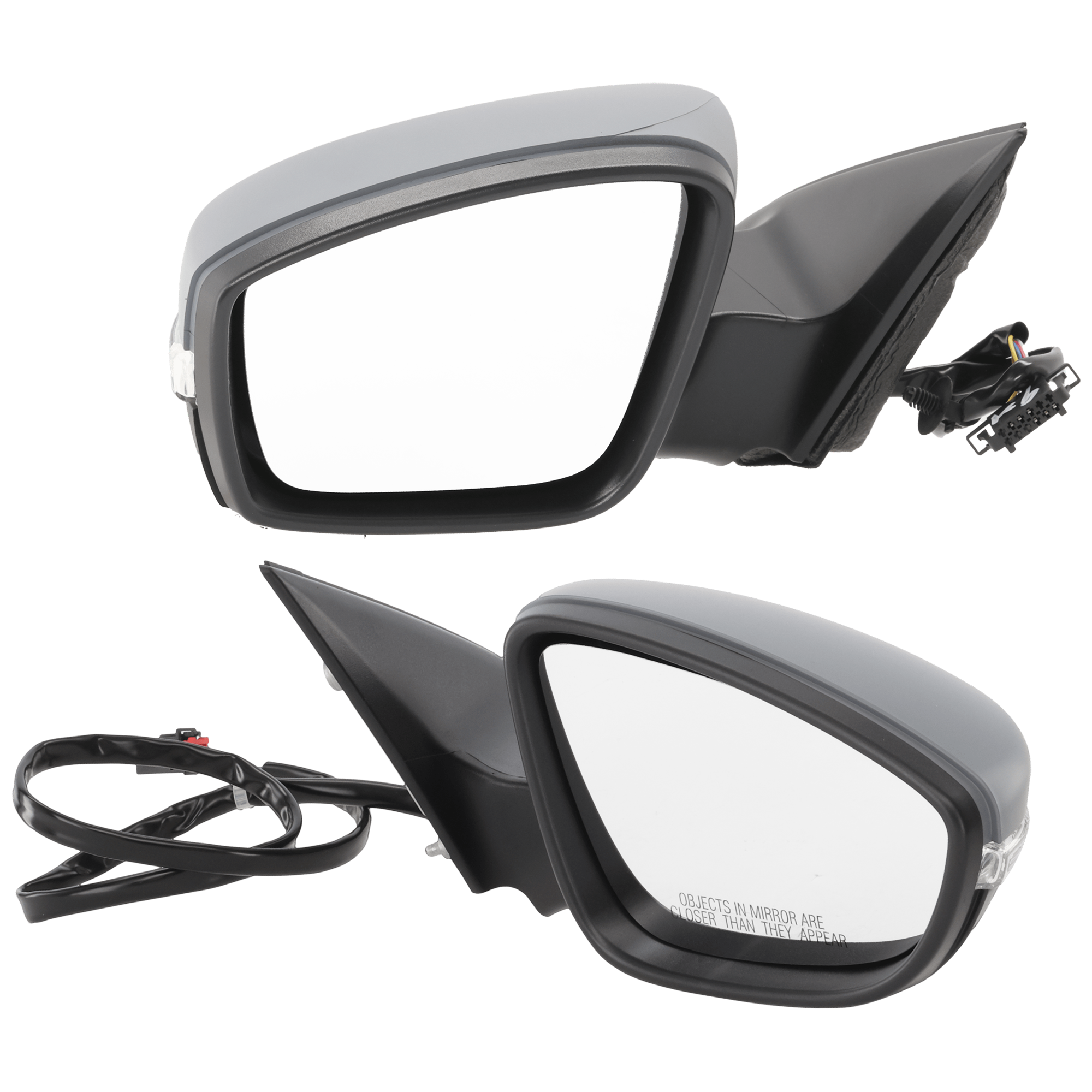 AM Mirror SKU SET JVW60ER S B Partslink VW1320146 VW1321156 OEM 5C7857507AD PFM 5C7857508AC PF
