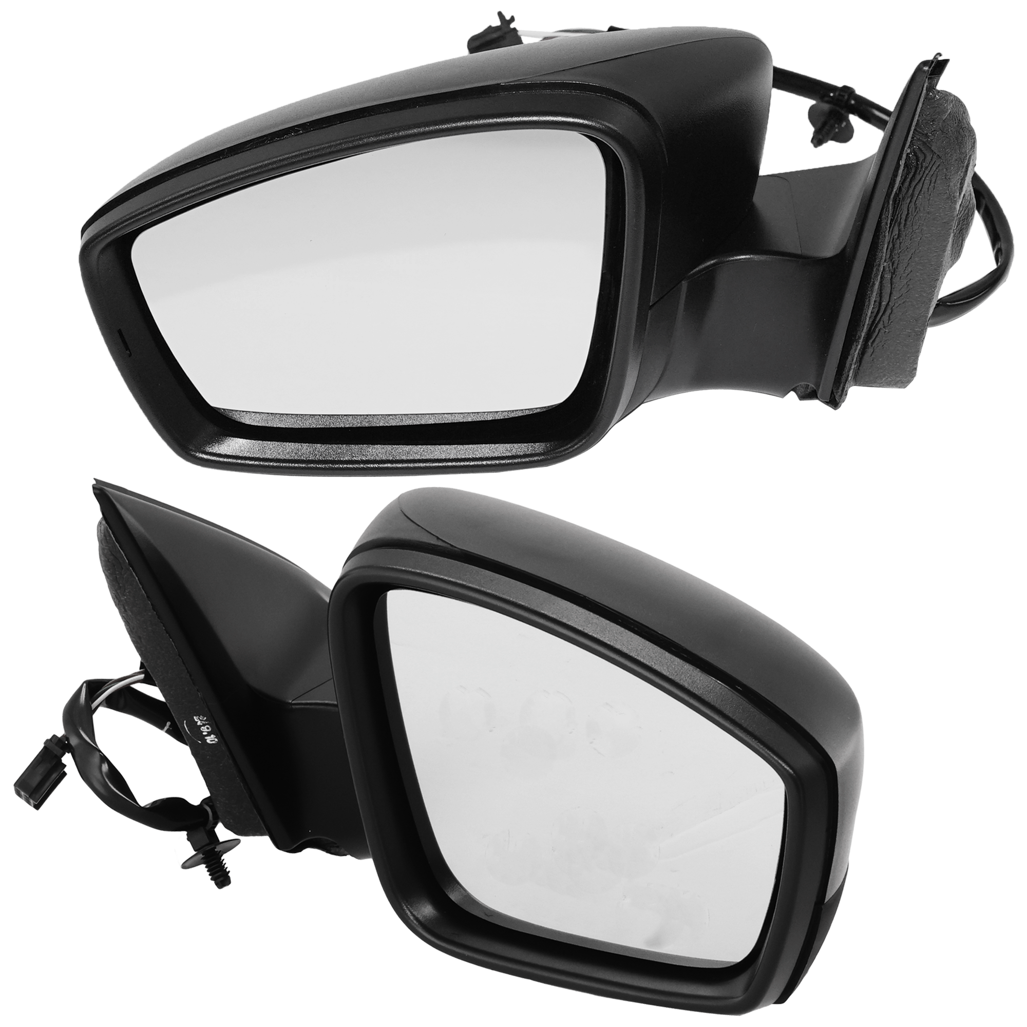 AM JETTA 13-16 MIRROR RH AND LH Power Manual Folding Heated Textured w Memory Hybrid Model SKU SET JVW61ER Partslink VW1320159 VW1321159 OEM 5C7857507T PFM 5C7857508AG PFM