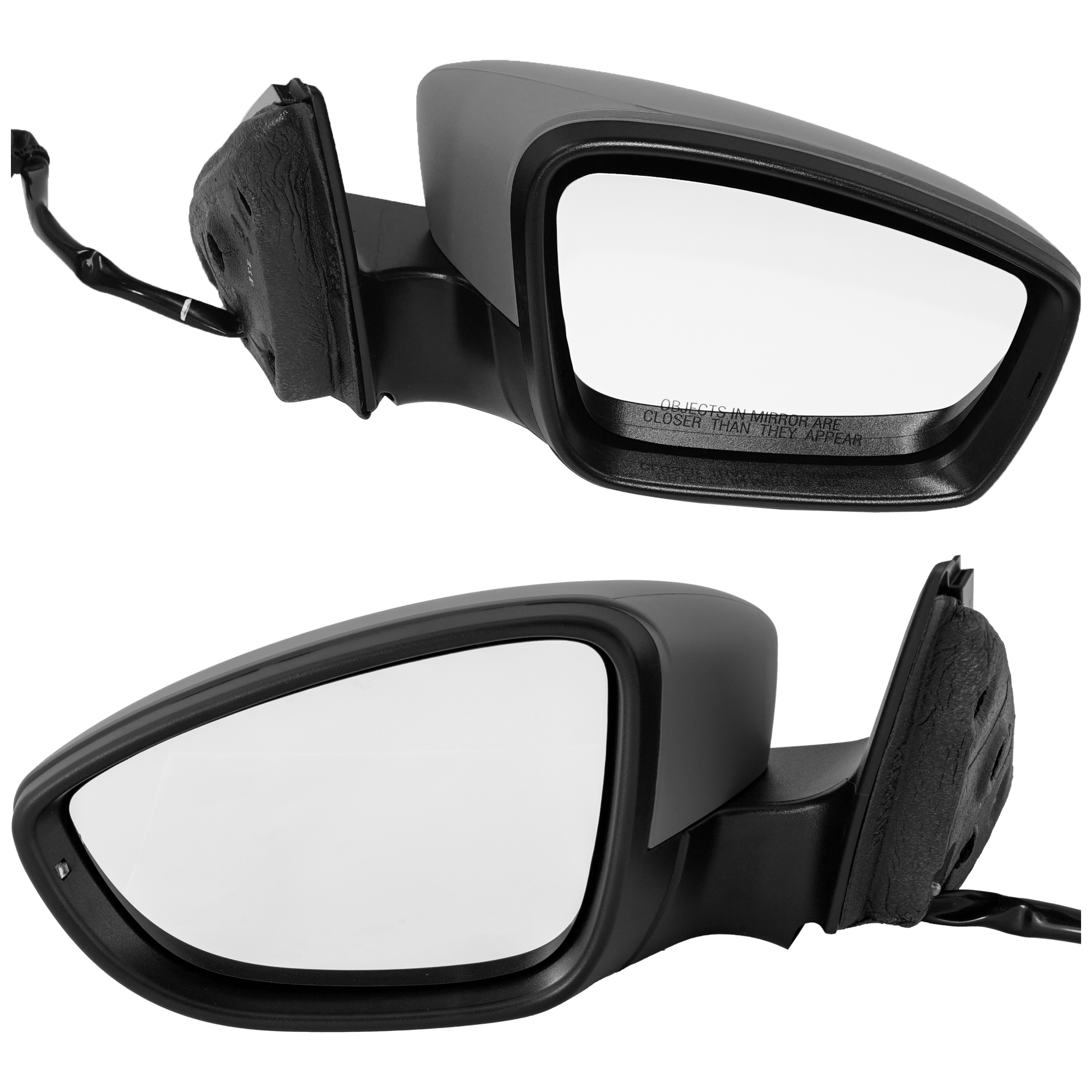 AM Mirror SKU SET JVW62ER A Partslink VW1320170 VW1321160 OEM 5C7857507AR PFM 5C7857508AG PF