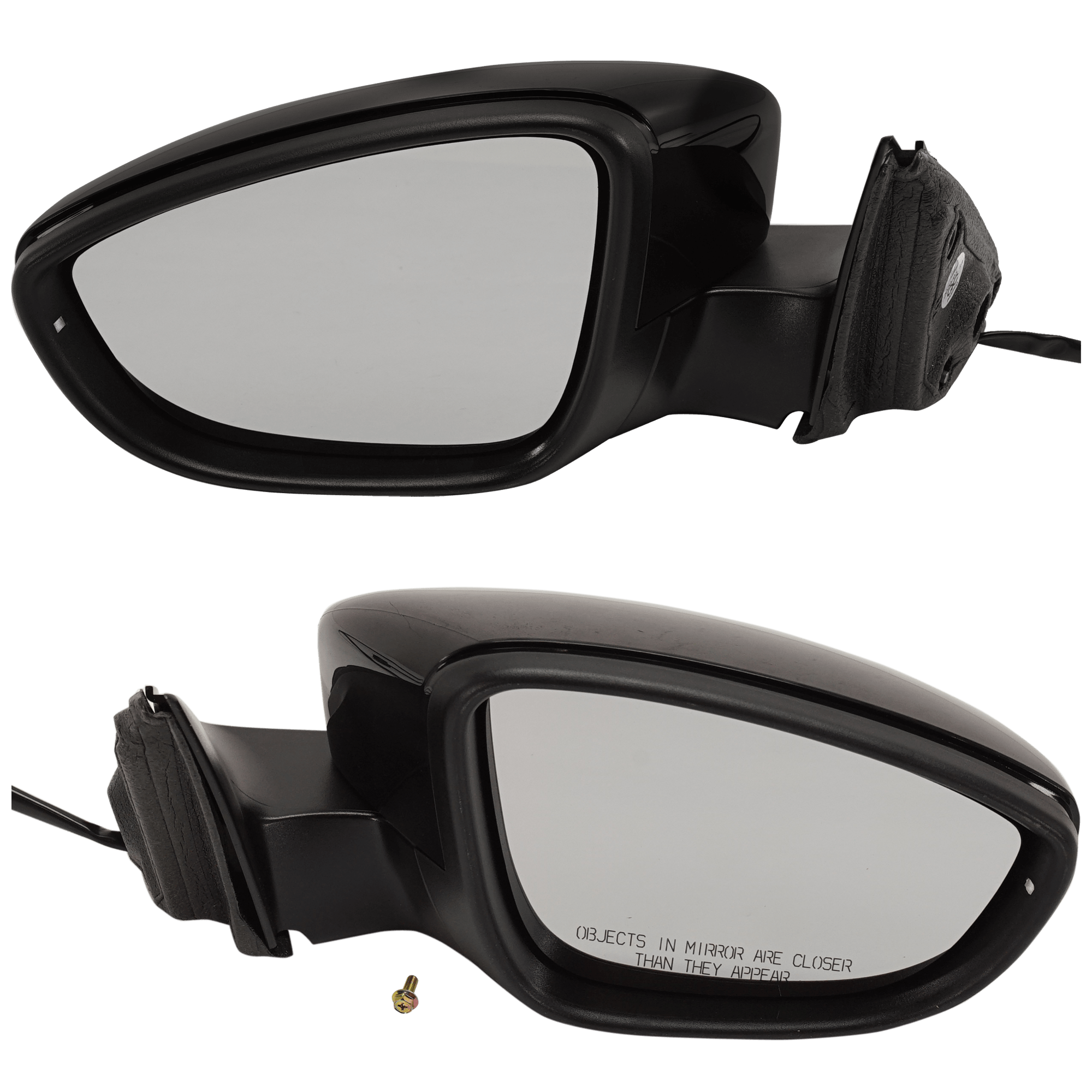 AM PASSAT 16-22 MIRROR RH AND LH Power Manual Folding Heated Paintable w Signal Light No BSD SKU SET JVW66ER S Partslink VW1320162 VW1321162 OEM 561857507BD9B9-561857521S 5618