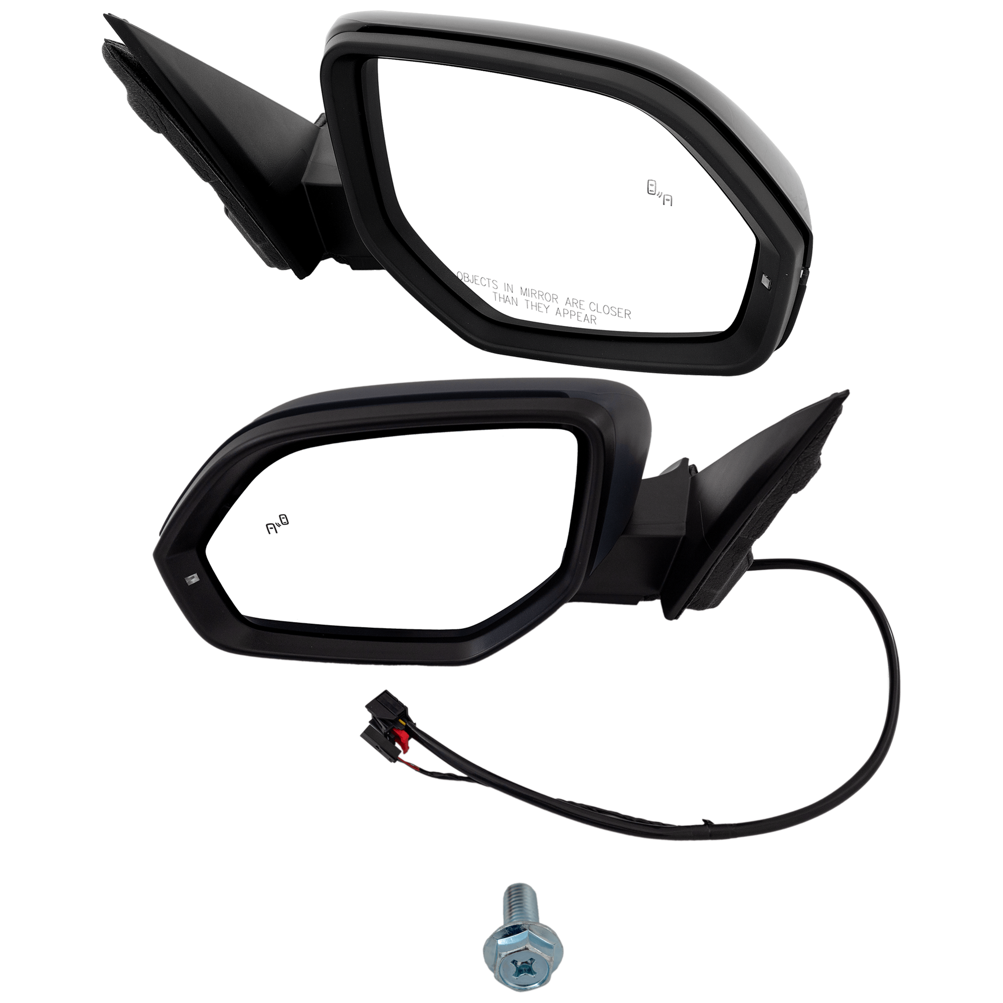 AM Mirror SKU SET JVW73ER S B Partslink VW1320185 VW1321177 OEM 3CN857507AM9B9 PFM 3CN857508AG