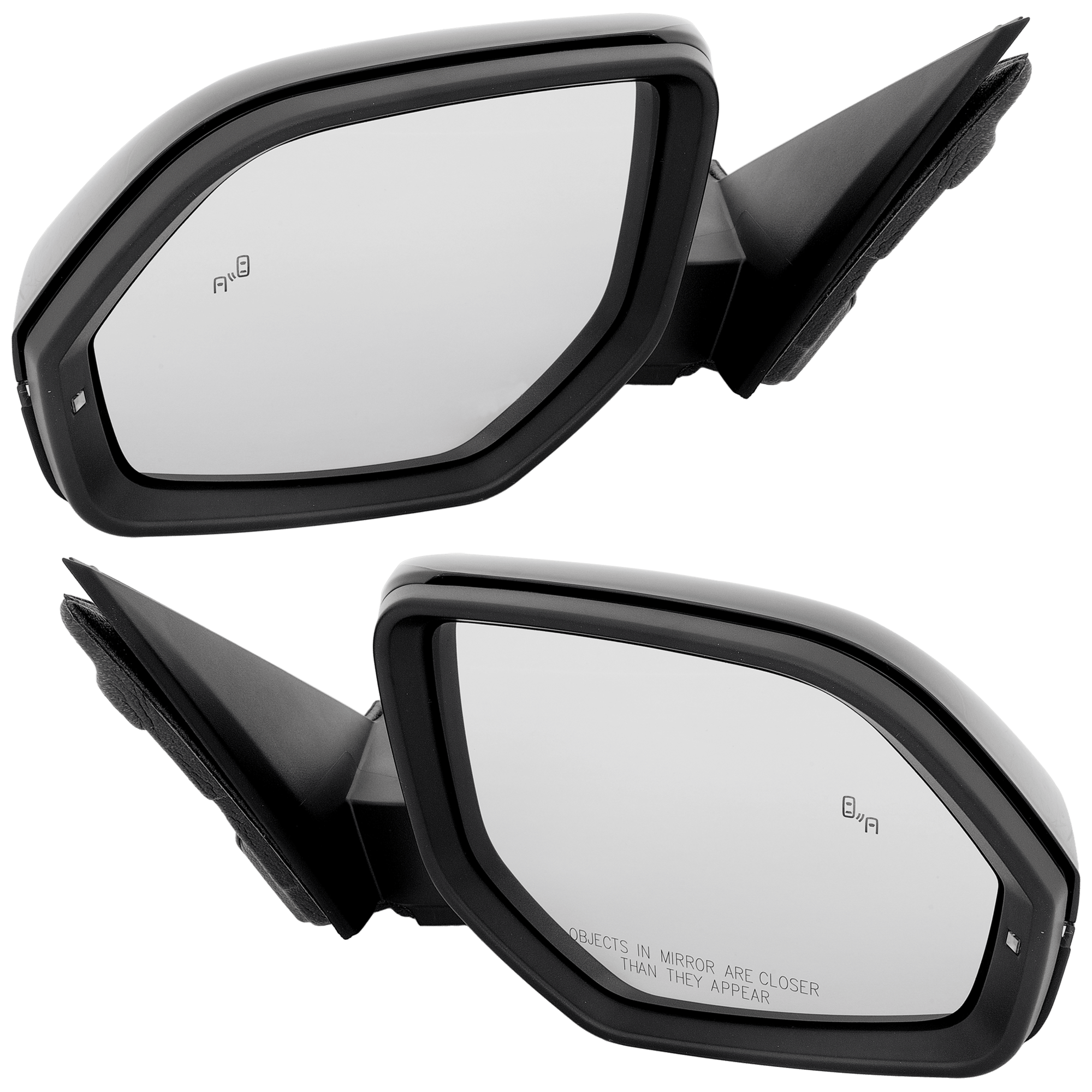 AM ATLAS 18-21 MIRROR RH AND LH Power Manual Folding Heated Paintable w BSD and Signal Light No Auto dimming and Memory From 4-2-18 SKU SET JVW73ER S Partslink VW1320177 VW1321177 OEM 3CN857507AG9B9 PFM 3CN857508AG